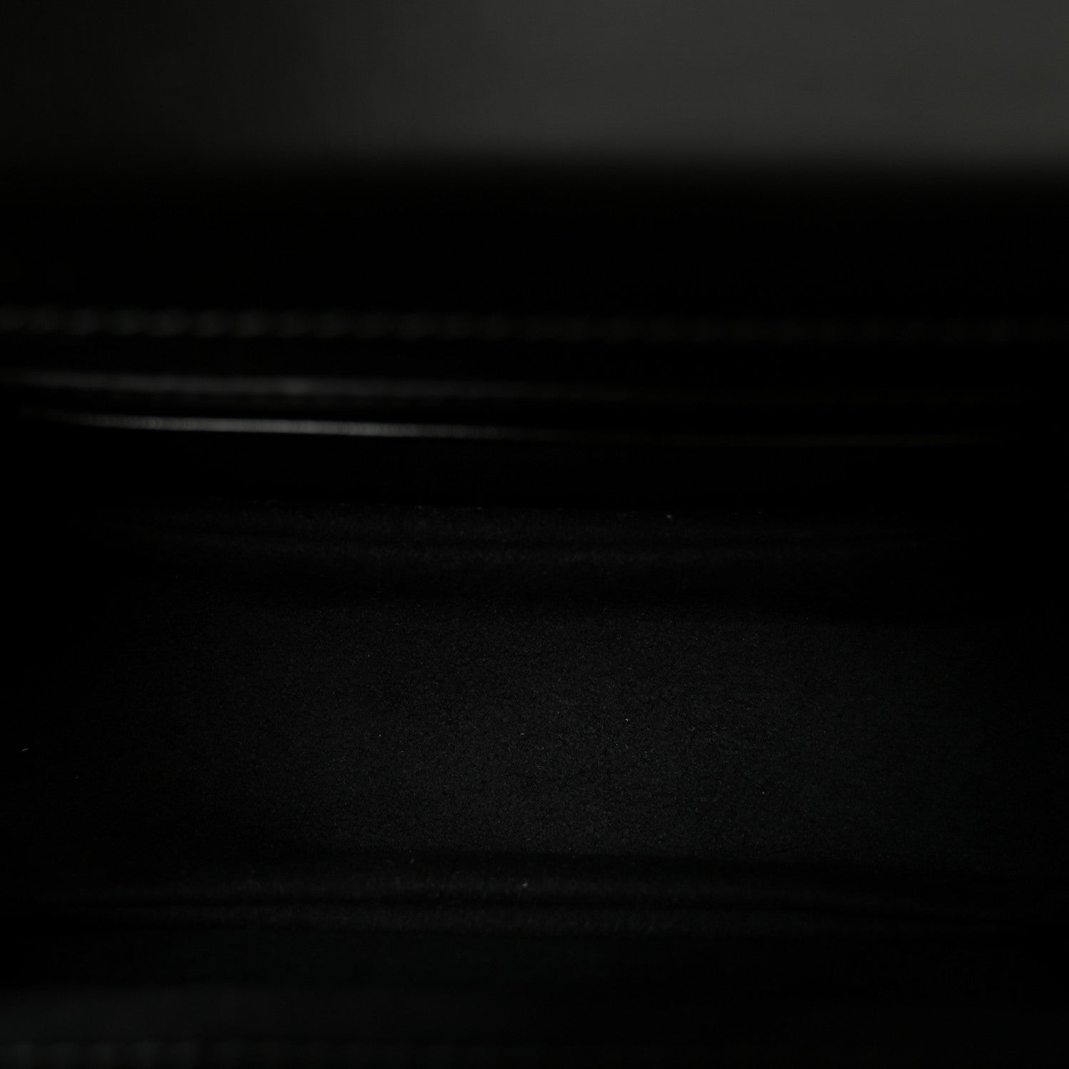 Moire Fabric Calfskin Rhinestone Monogram Monochrome Mini Bamboo 1947 Top Handle Chain Bag Black