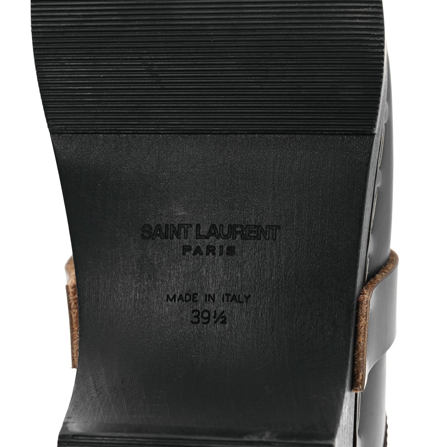 Smooth Calfskin Le Maillon Clogs 39.5 Black