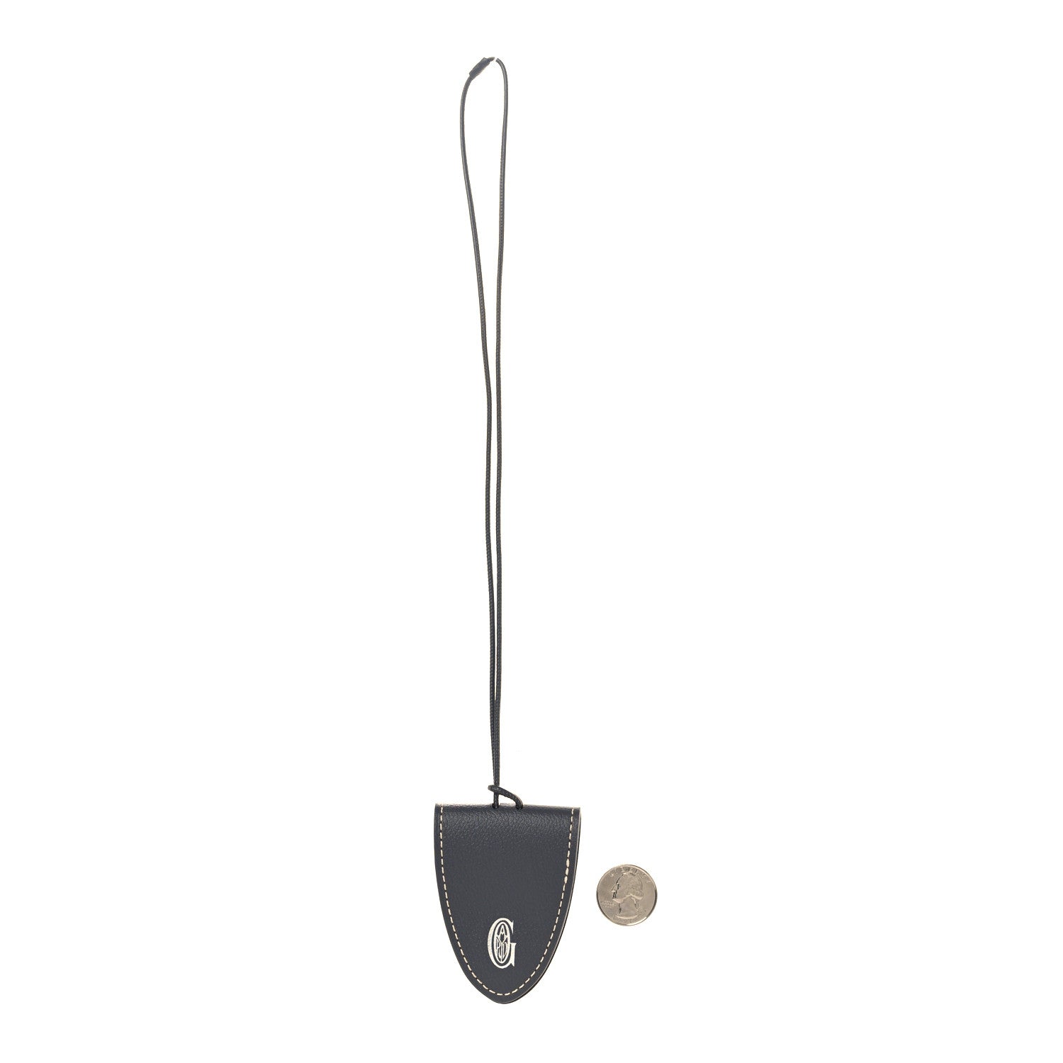 Calfskin Bag Clip Grey