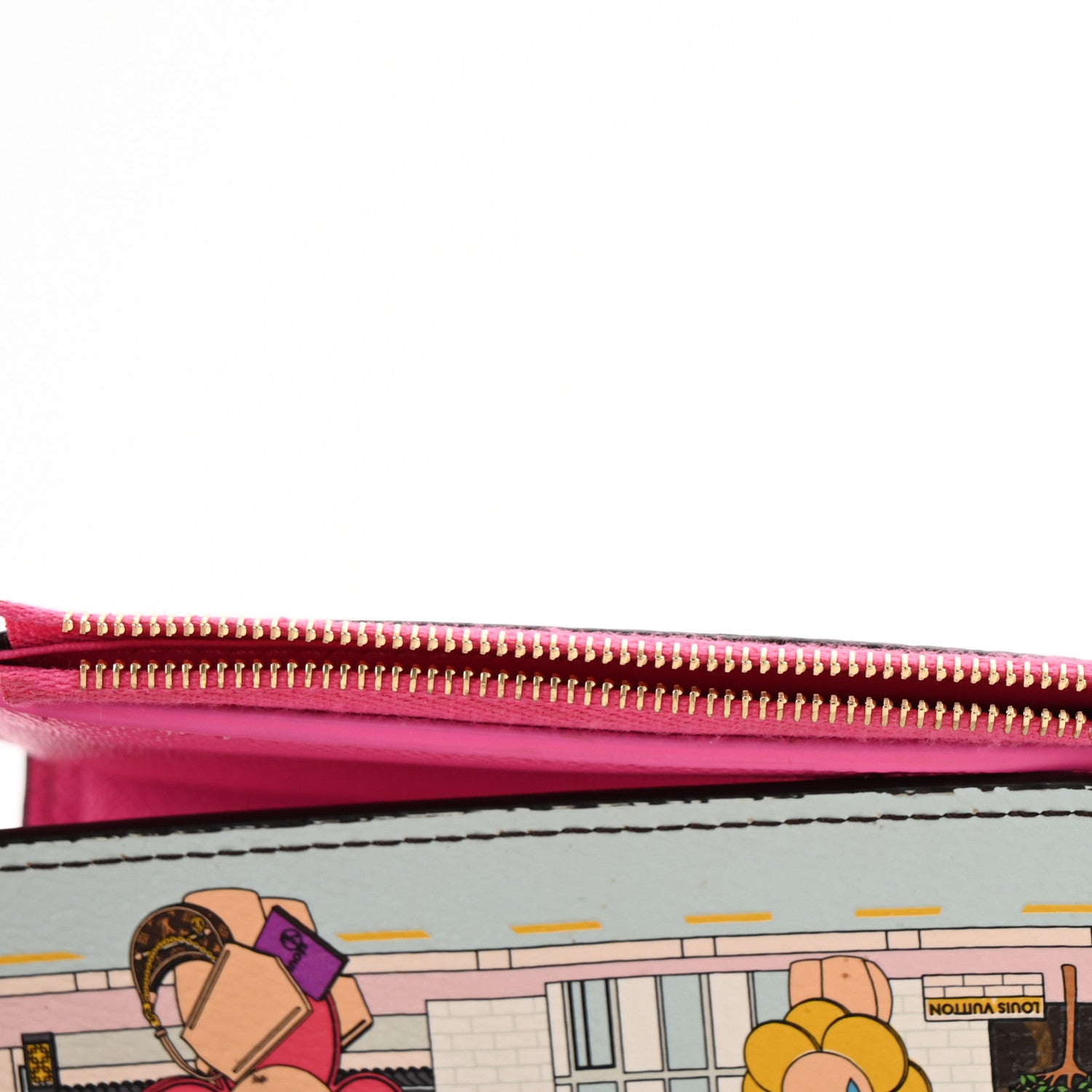 Monogram 2022 Christmas Animation Seoul Victorine Wallet Fuchsia