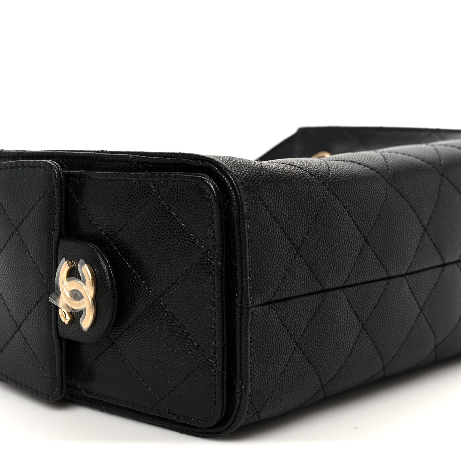 Caviar Quilted Mini Chanel 25 Handbag Black