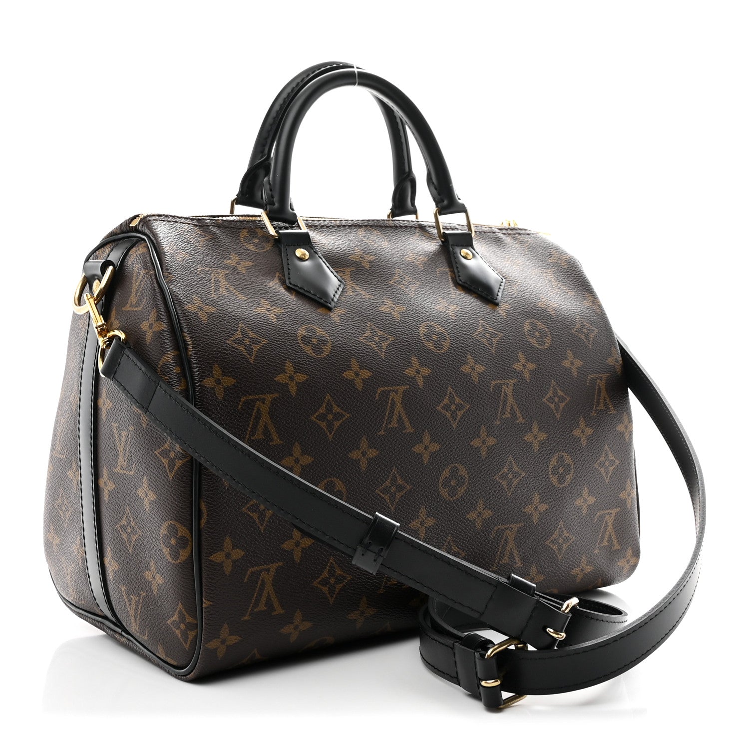 Monogram My World Tour Speedy Bandouliere 30 Black