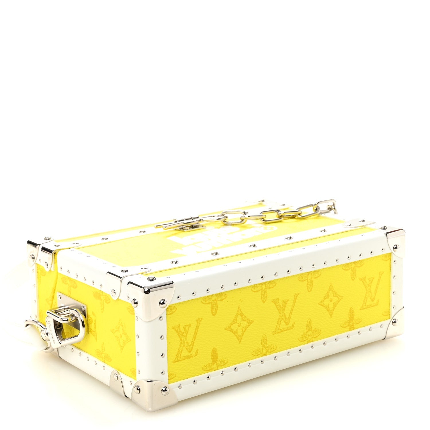 Vintage Monogram Everyday LV Clutch Trunk Jaune