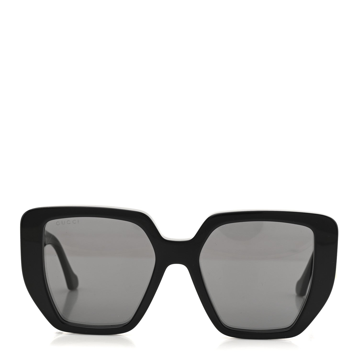Acetate Square Frame Sunglasses GG0956S Black