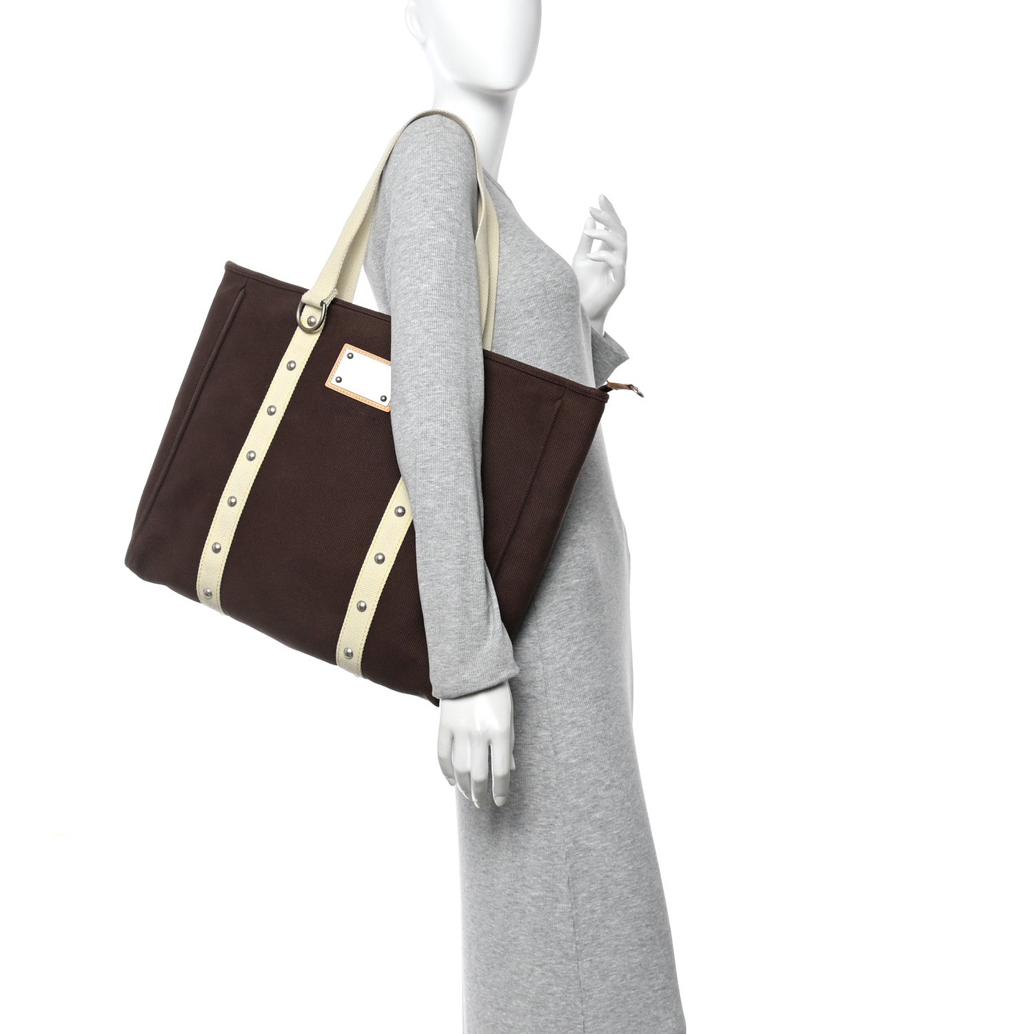 Toile Antigua Cabas GM Tote  Brown