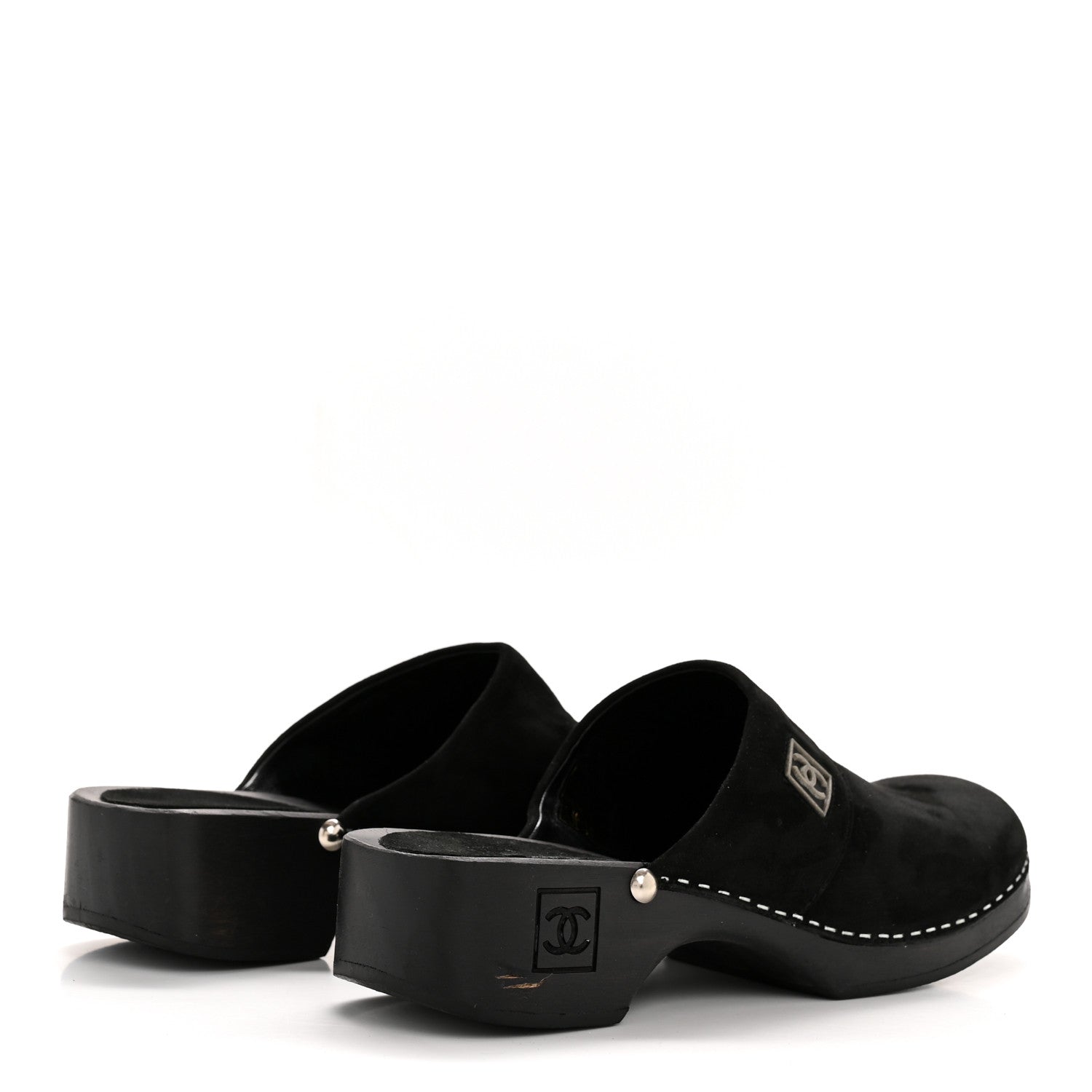 Suede CC Clogs 37 Black