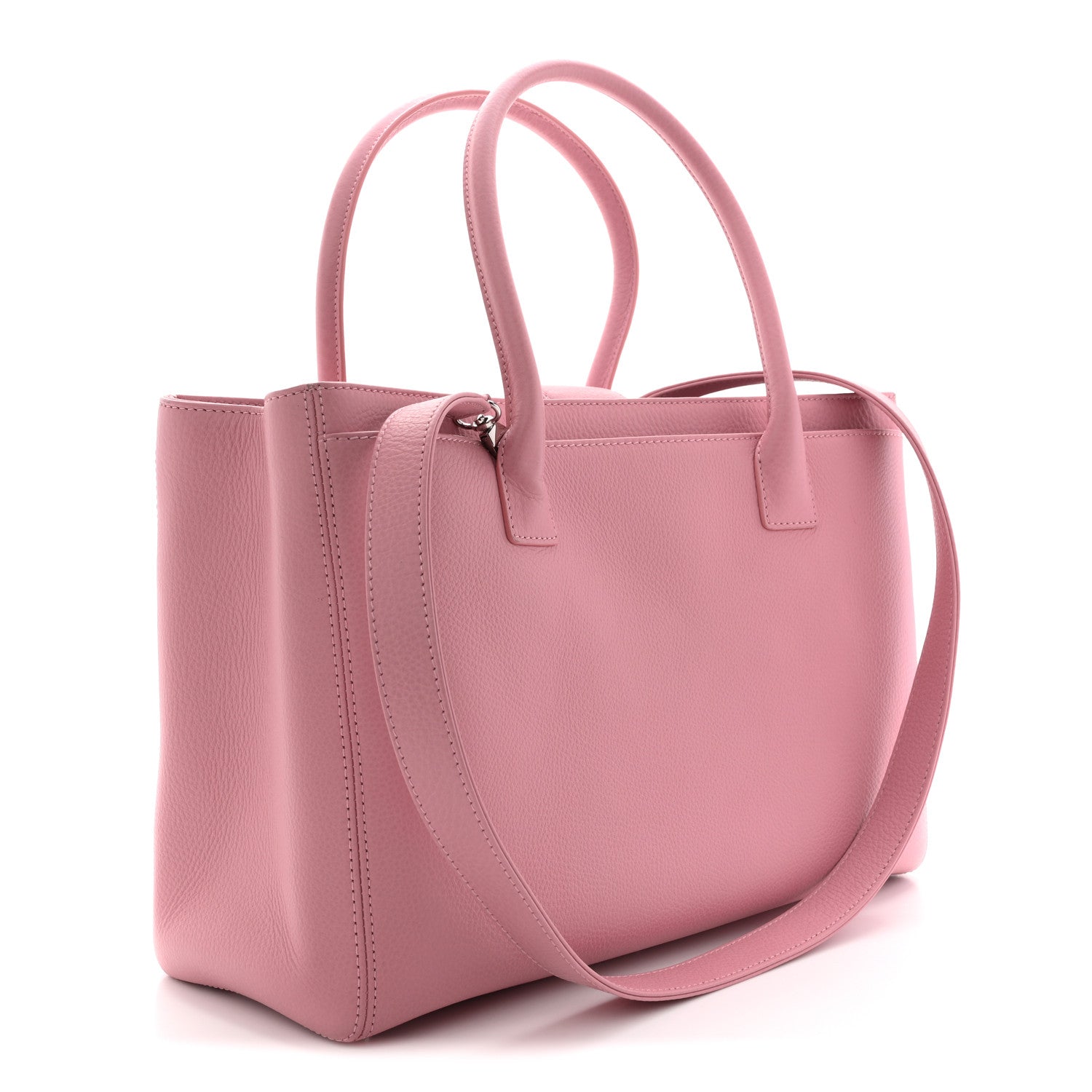 Calfskin Cerf Executive Shopper Pink