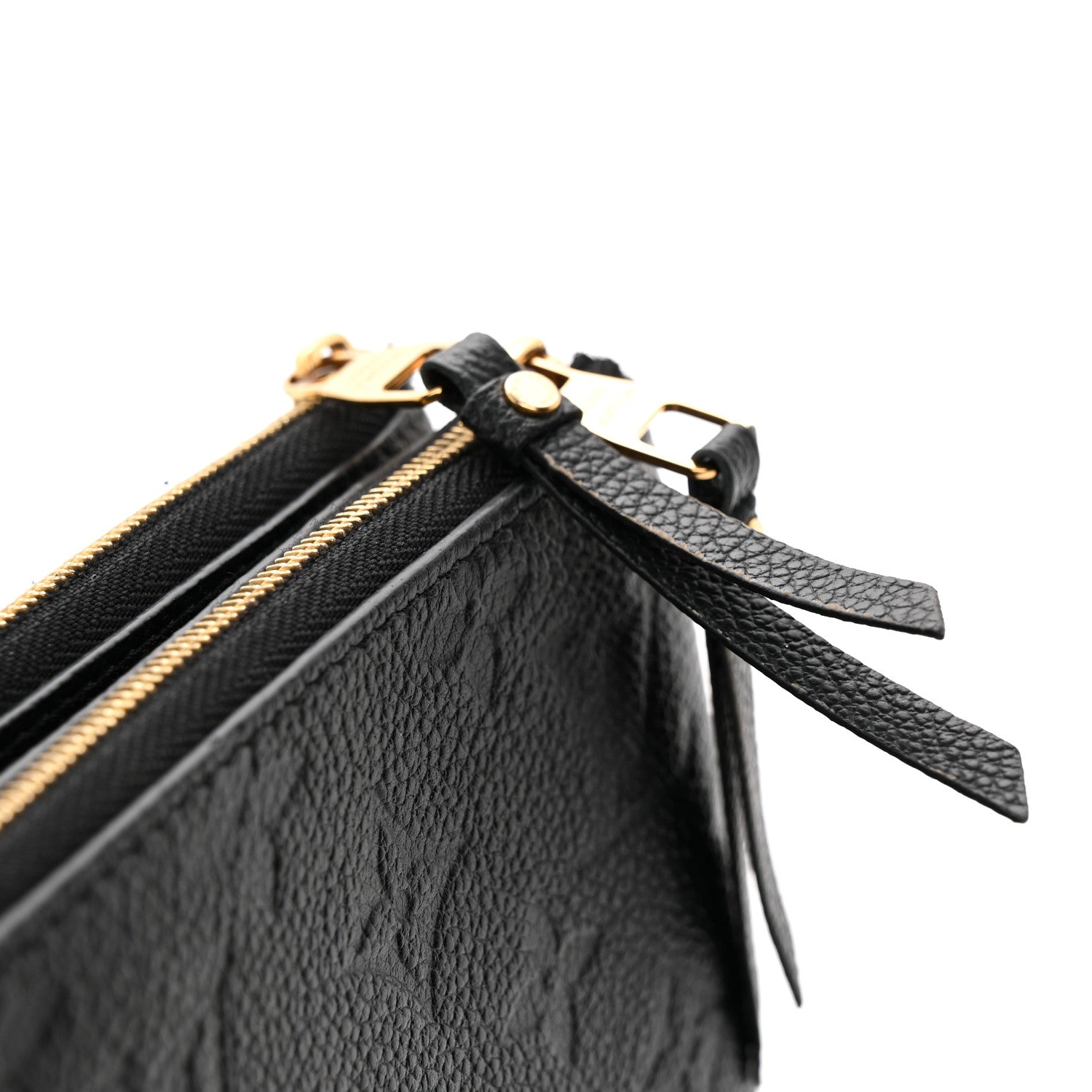 Empreinte Double Zip Pochette Black