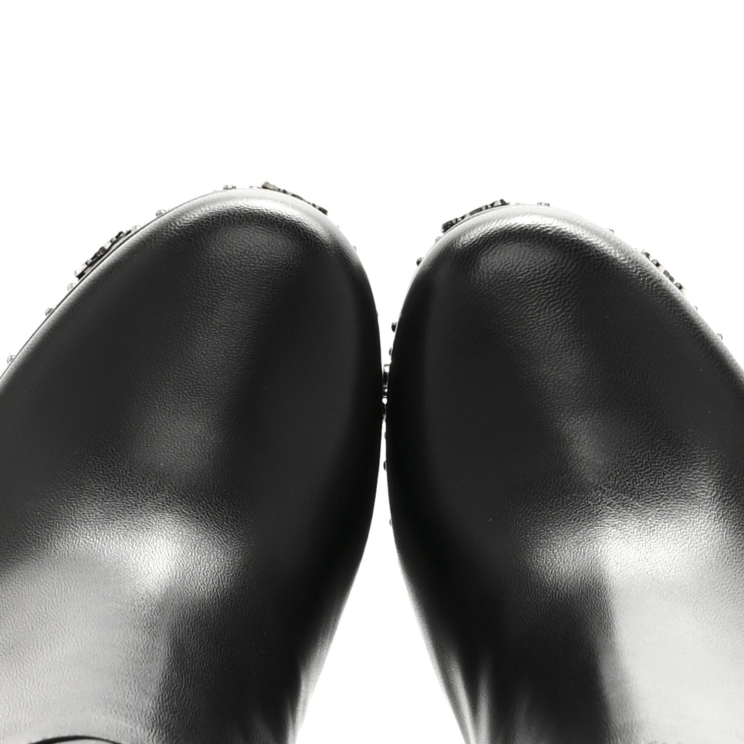 Nappa Charlotte Janaya 110mm Platform Knee Boots 35.5 Black