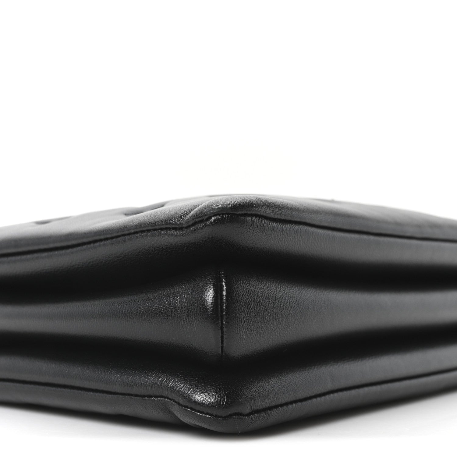 Lambskin Embossed Monogram Coussin PM Black