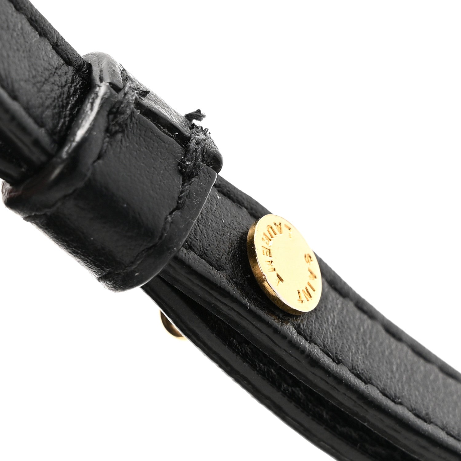 Calfskin Teen Monogram Crossbody Bag Black