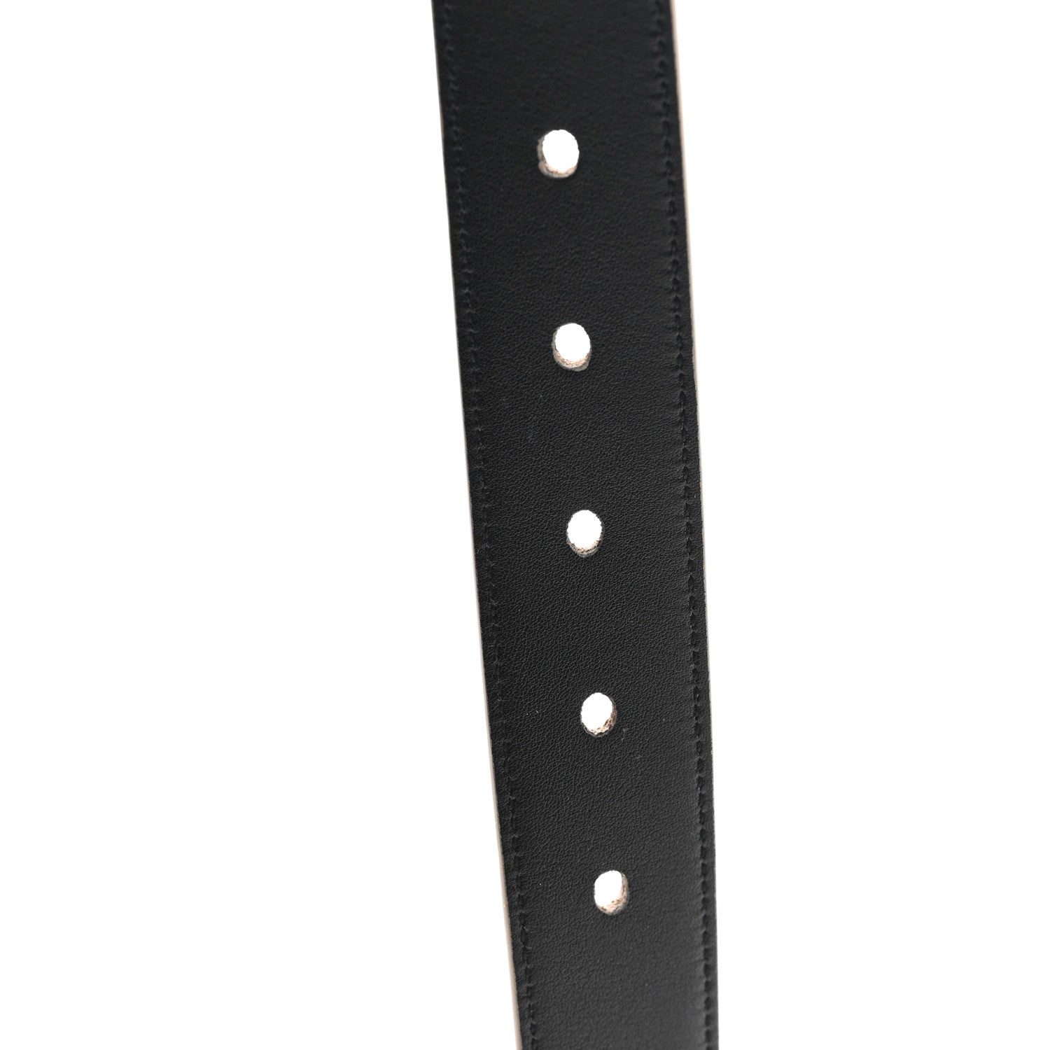 Smooth Calfskin Monogram Square Buckle Belt 75 30 Dark Beige