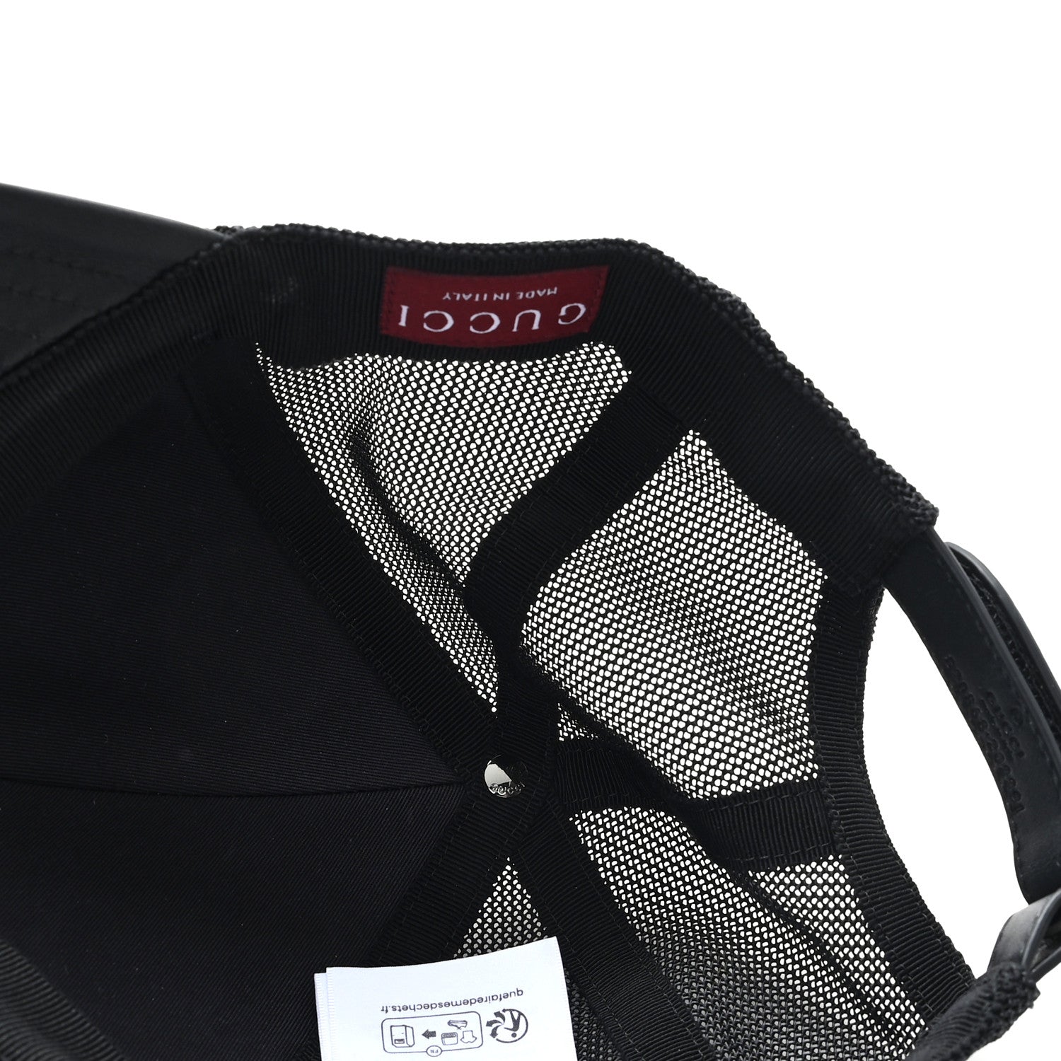 GG Supreme Monogram Baseball Hat M 58 Black