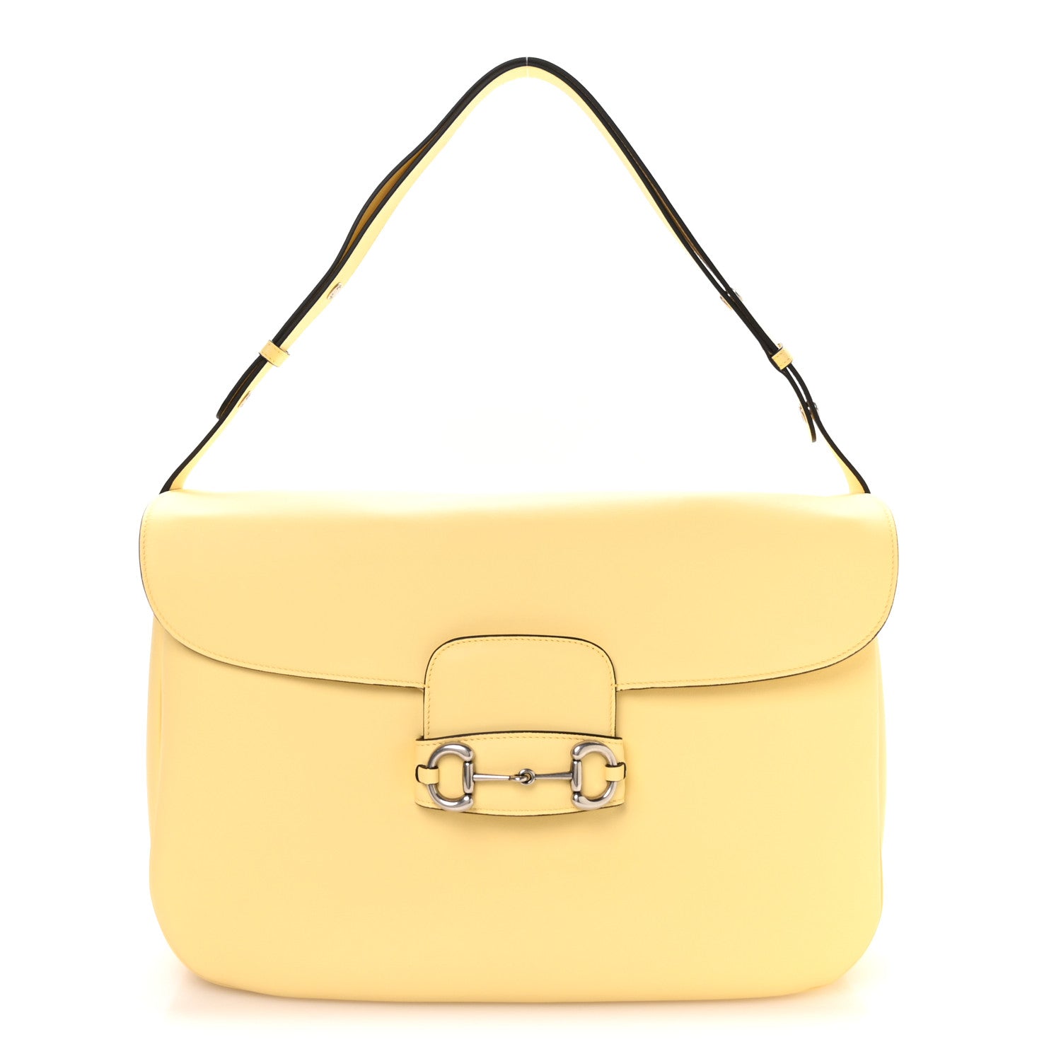Calfskin Large Aura Horsebit 1955 Shoulder Bag Butter