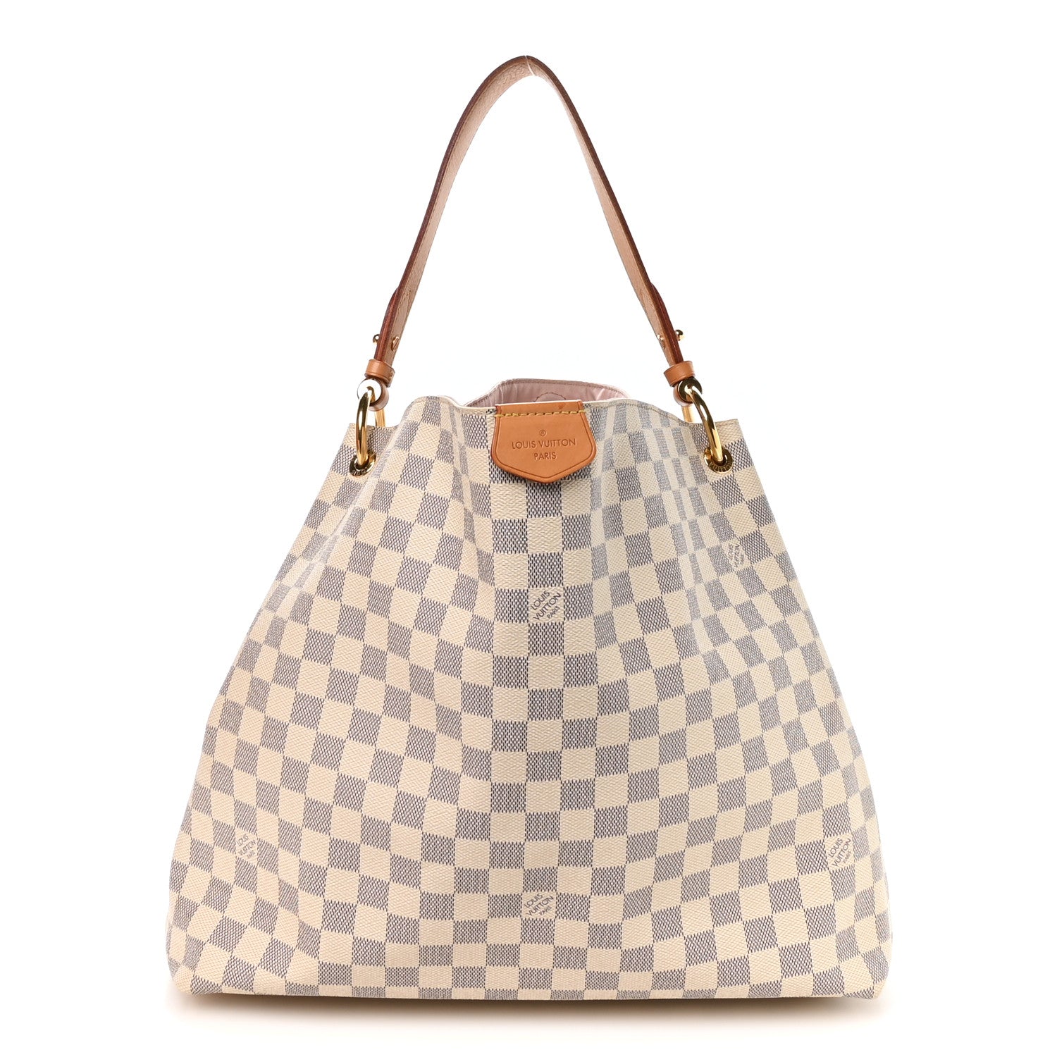 Damier Azur Graceful MM Rose Ballerine