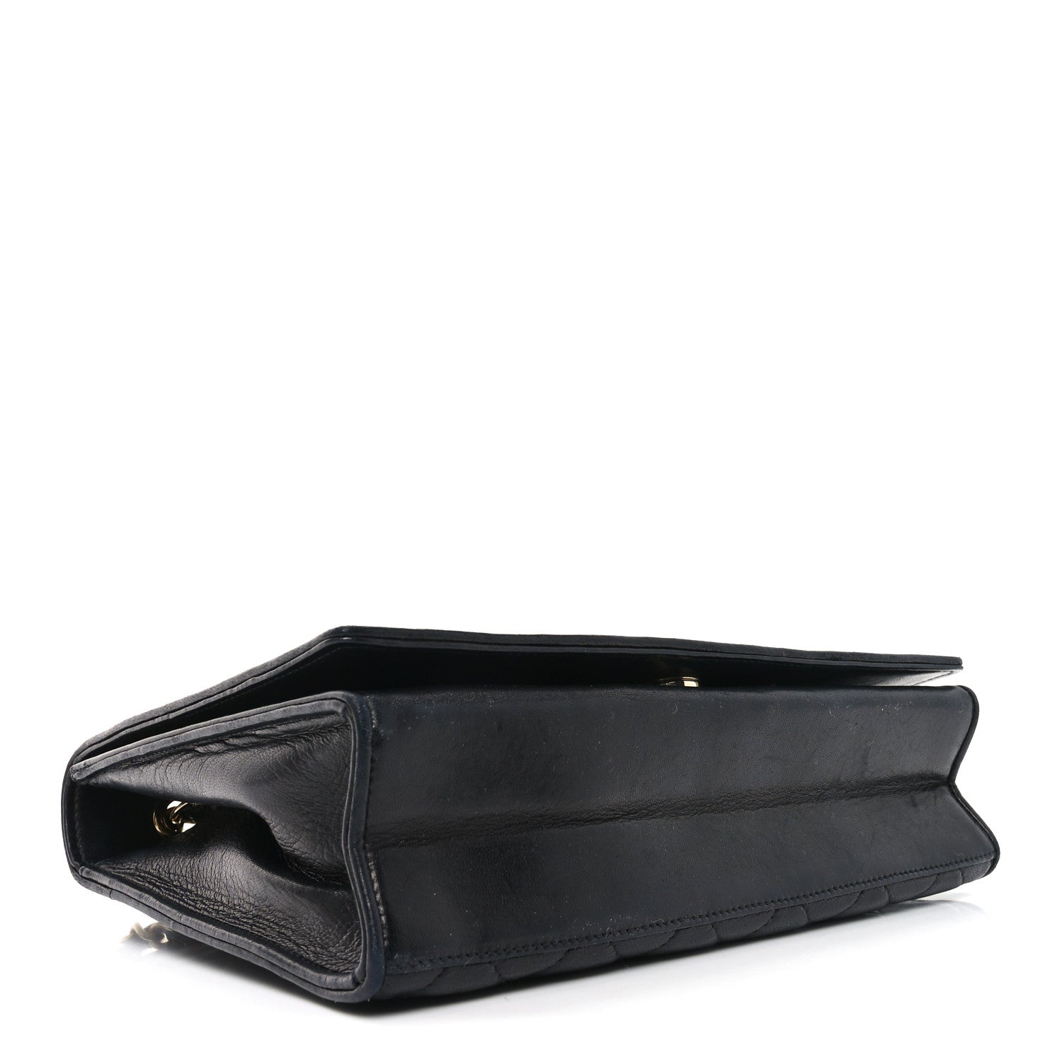 Lambskin Quilted CC Small Single Flap Black