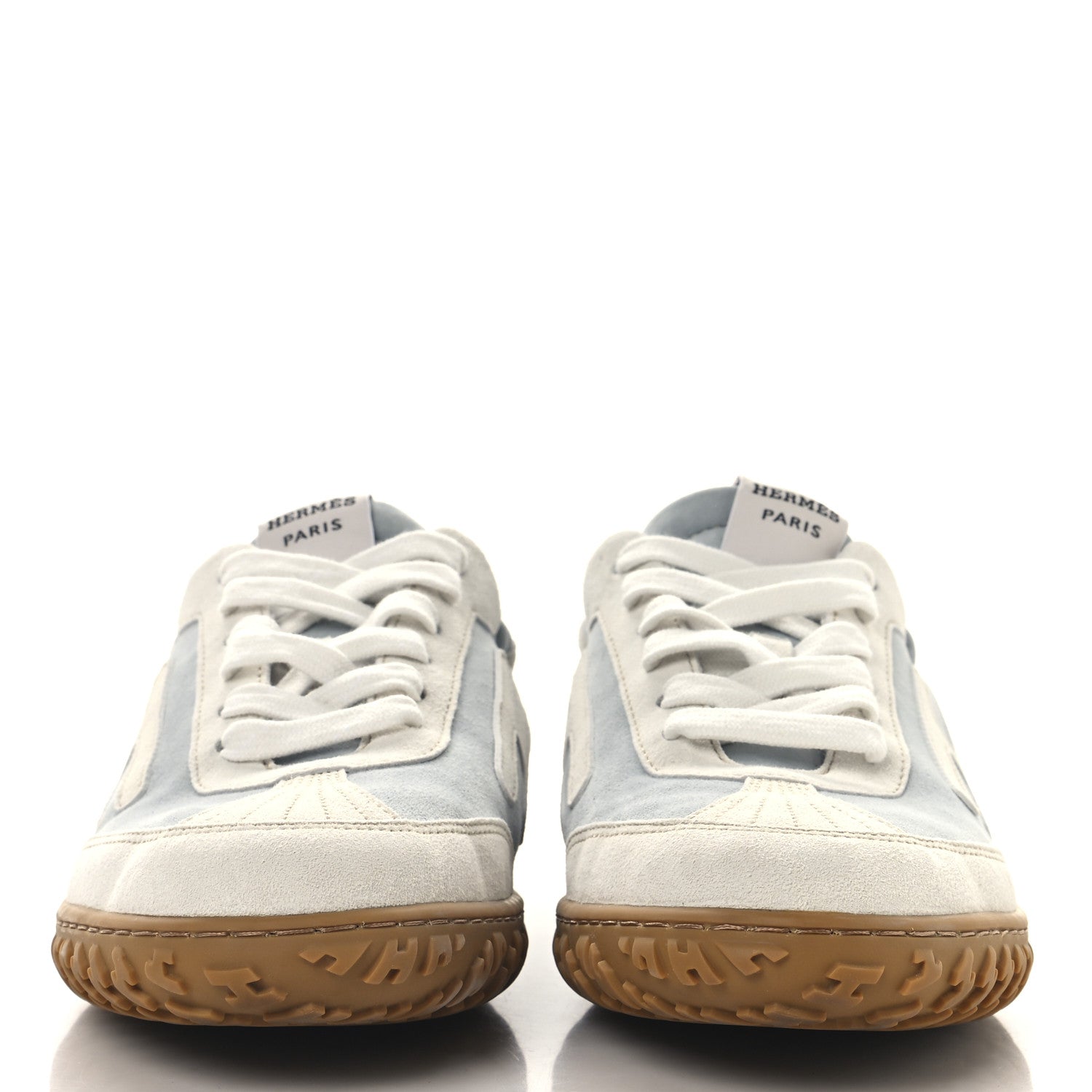 Suede Goatskin Jet Sneakers 37 Gris Nuage White