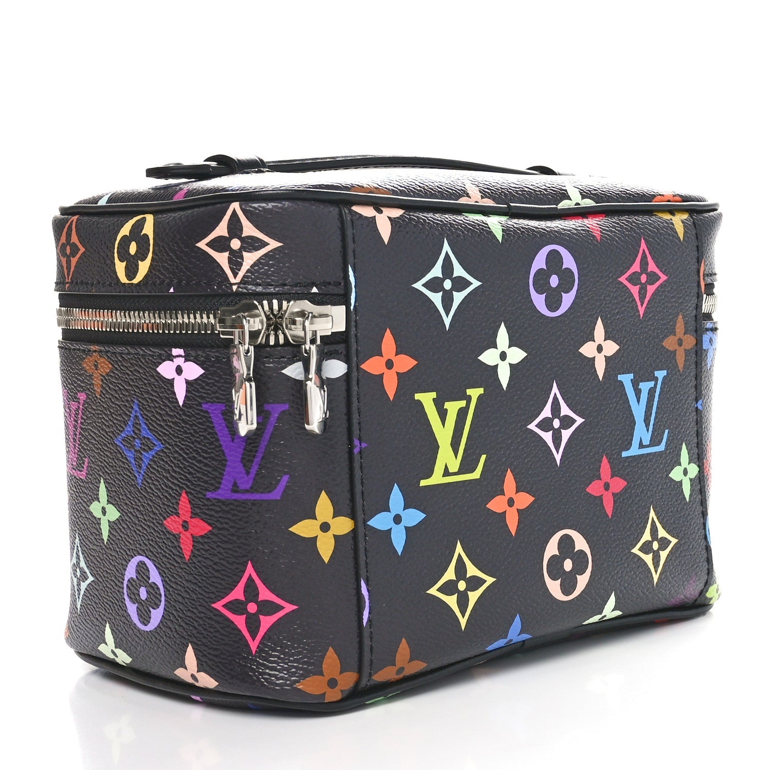 LV X TM Monogram Multicolor Nice Mini Black