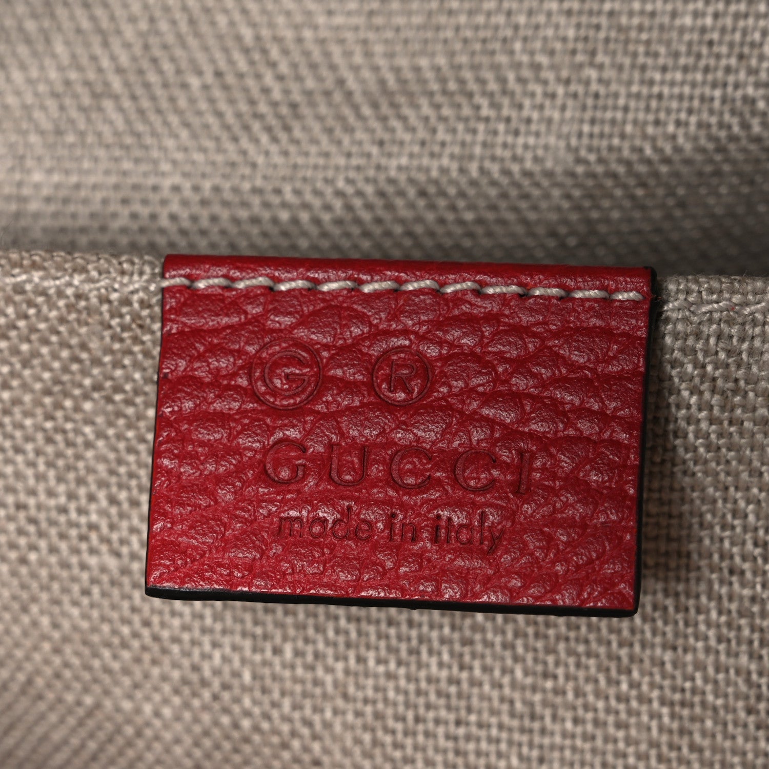 Monogram Mini Bree Messenger Bag Red