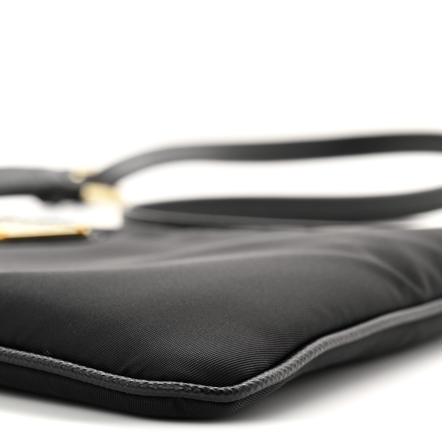 Re-Nylon Saffiano Pouch Black