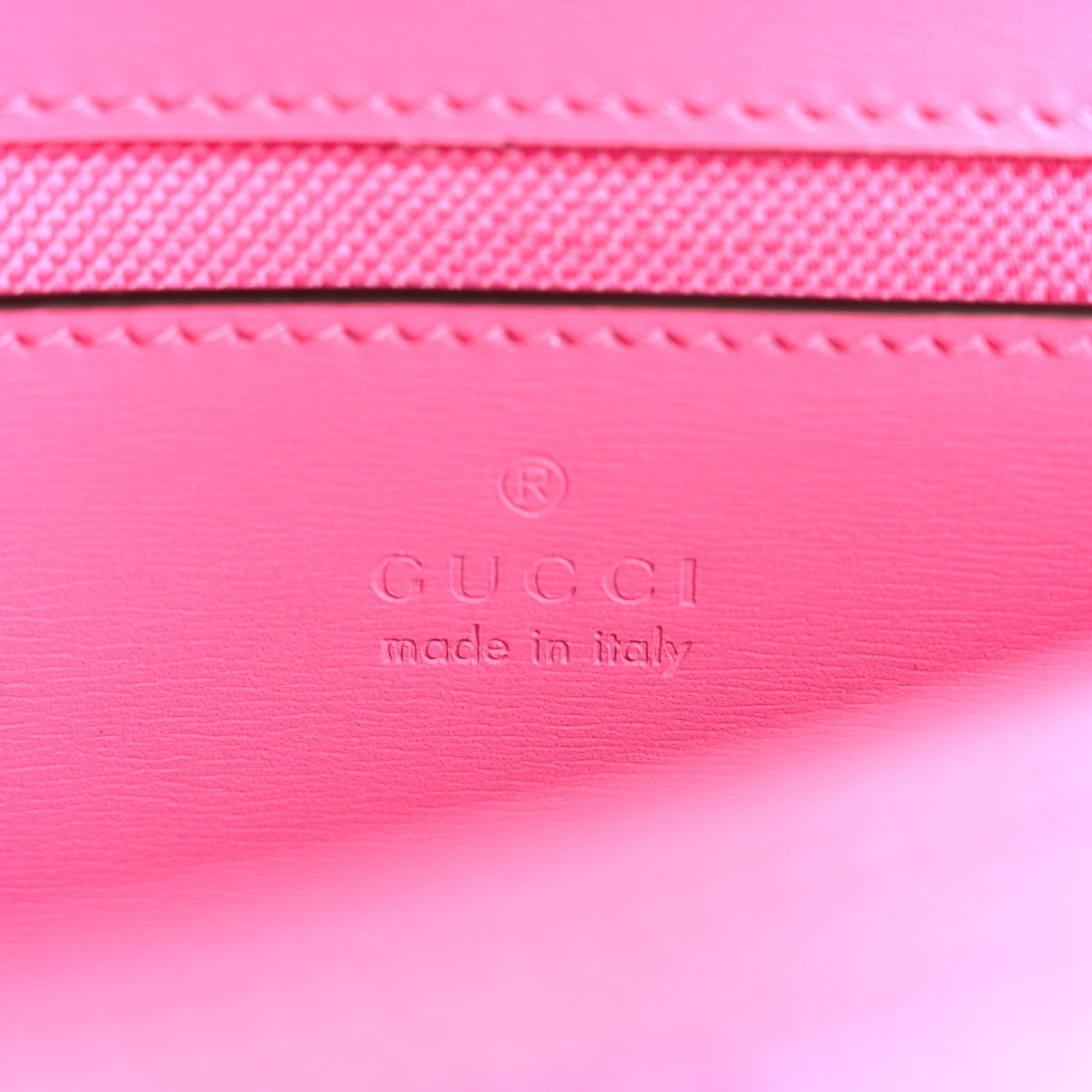 GG Monogram Scratch Lux Calfskin Mini Luce Shoulder Bag Rose Dark Blossom