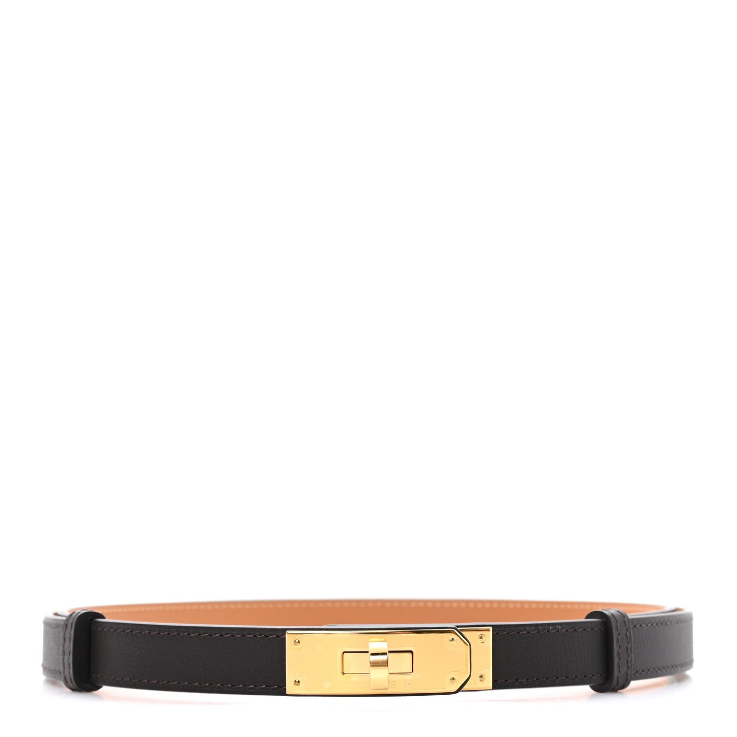 Odyssee Calfskin Kelly Belt Macassar