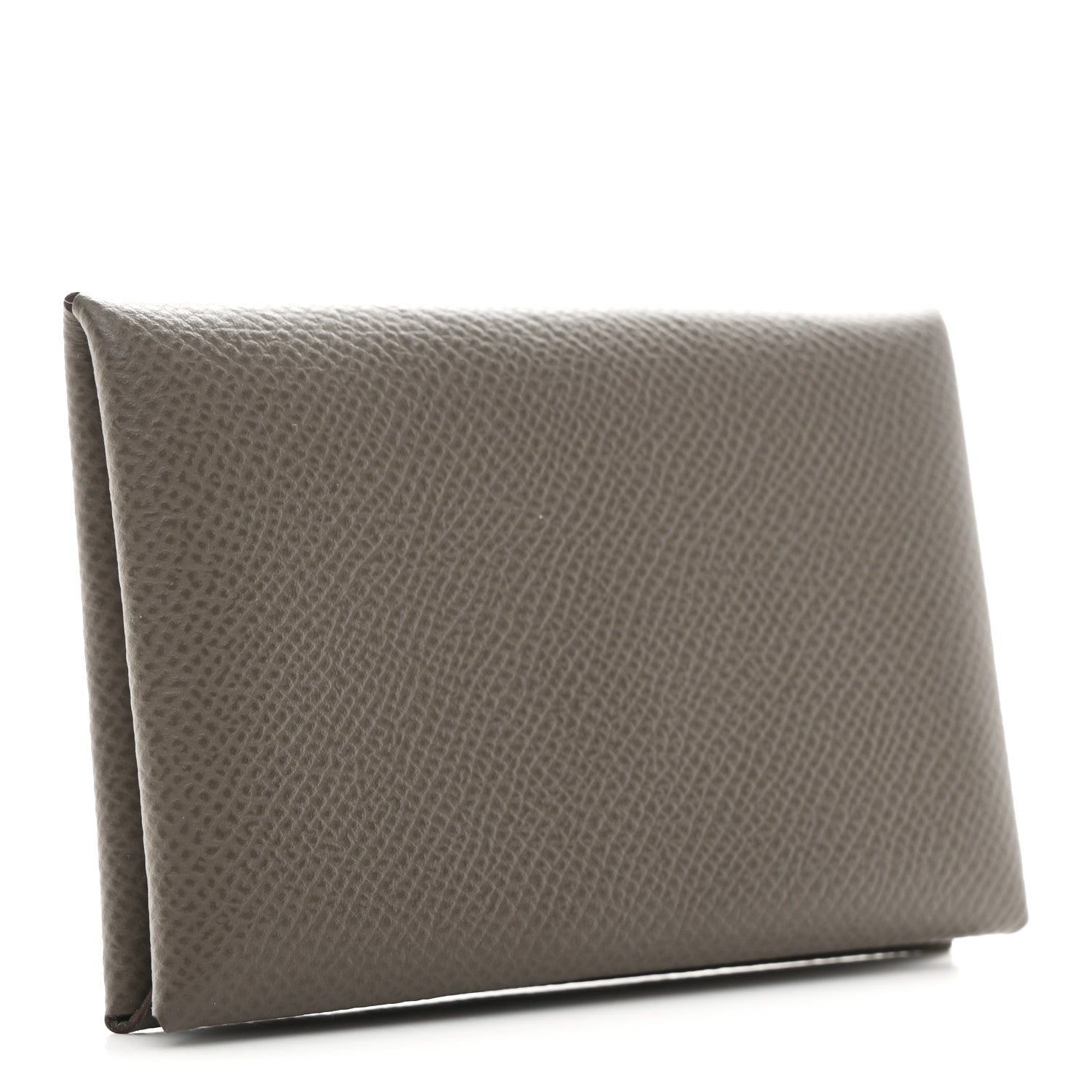 Epsom Verso Calvi Card Case Etain Vert Criquet