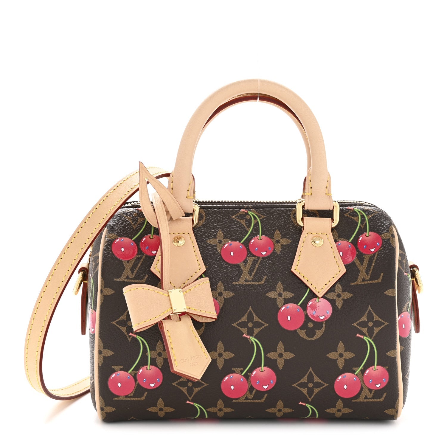LV X TM Monogram Cerises Speedy Bandouliere 20