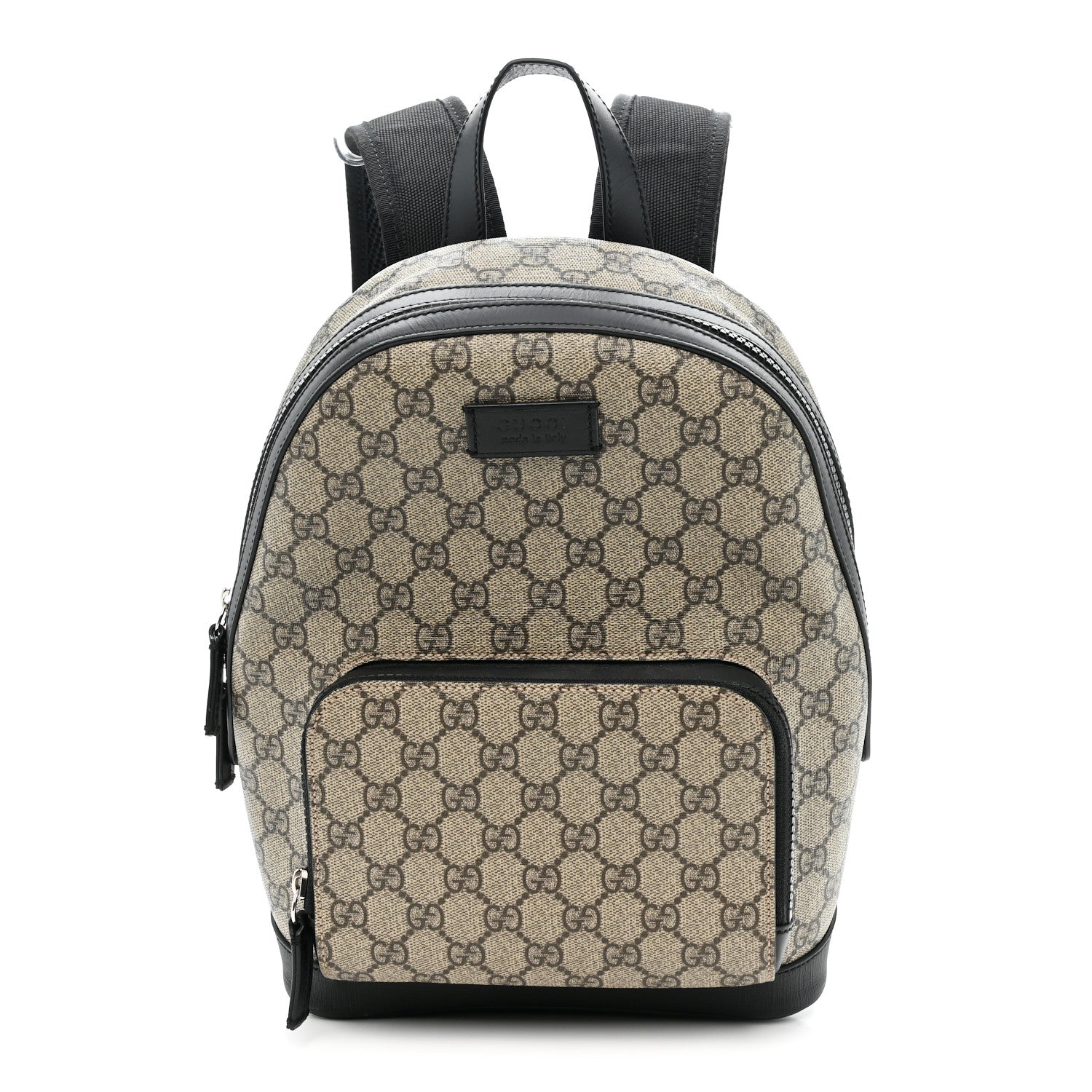 GG Supreme Monogram Small Eden Day Backpack Black