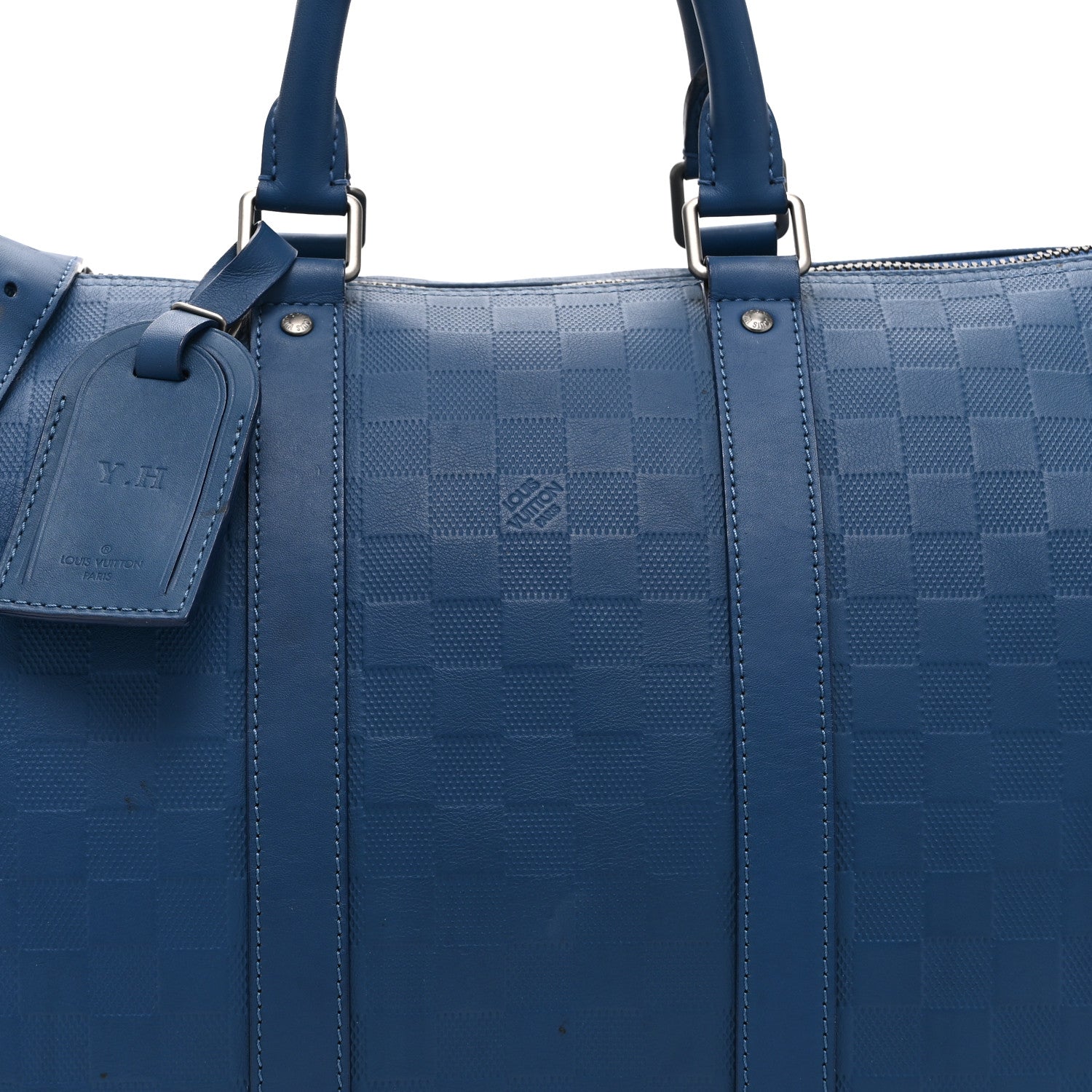 Damier Infini Keepall Bandouliere 45 Neptune
