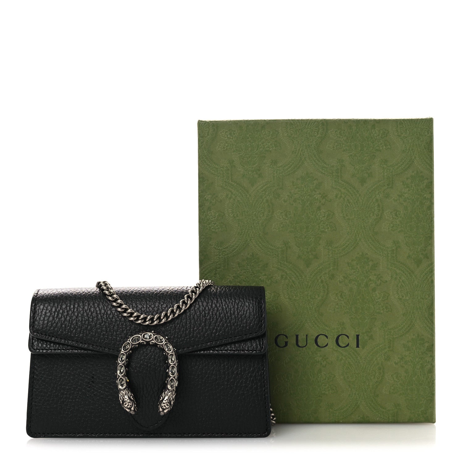 Calfskin Super Mini Dionysus Shoulder Bag Black