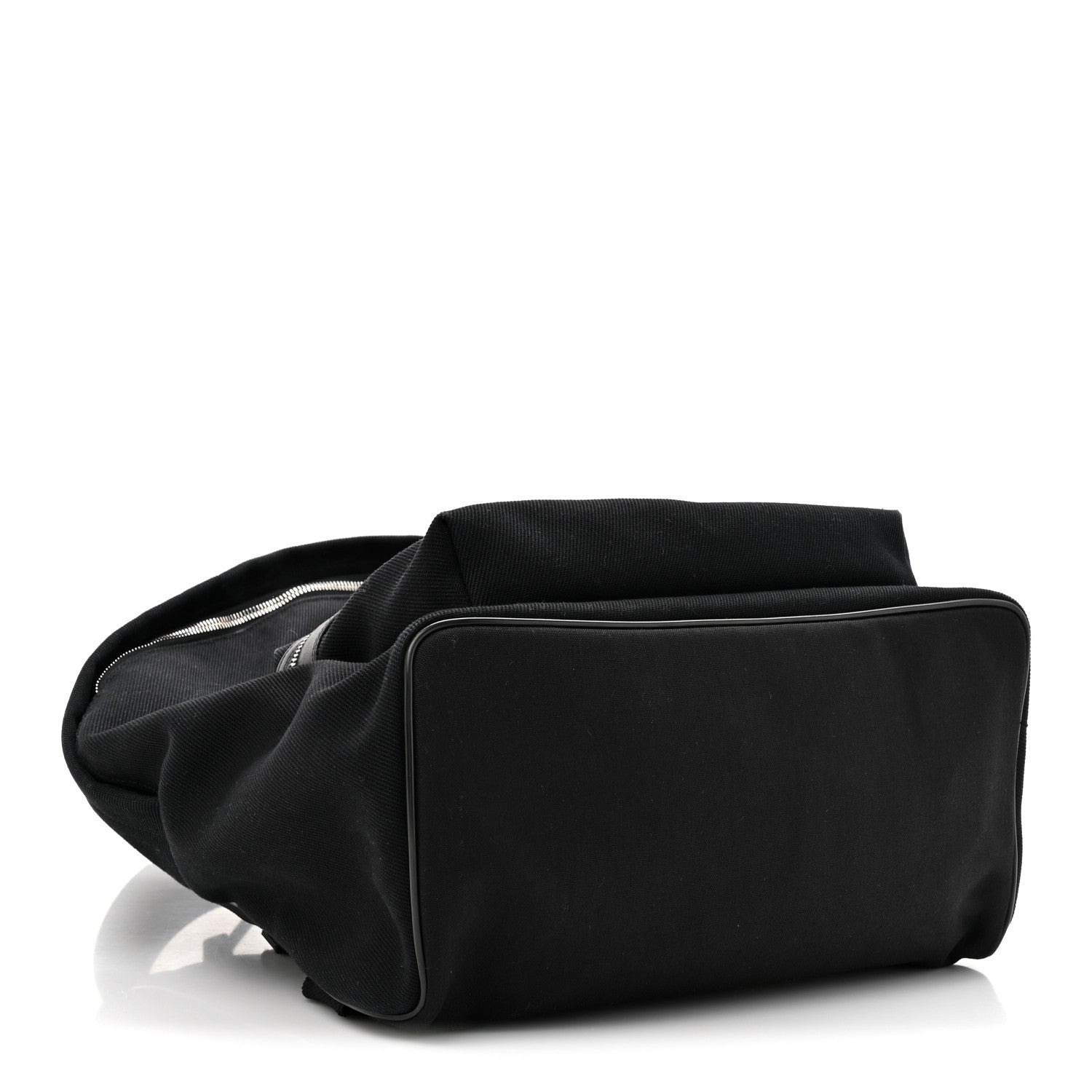 Canvas Signature Embroidered City Backpack Black