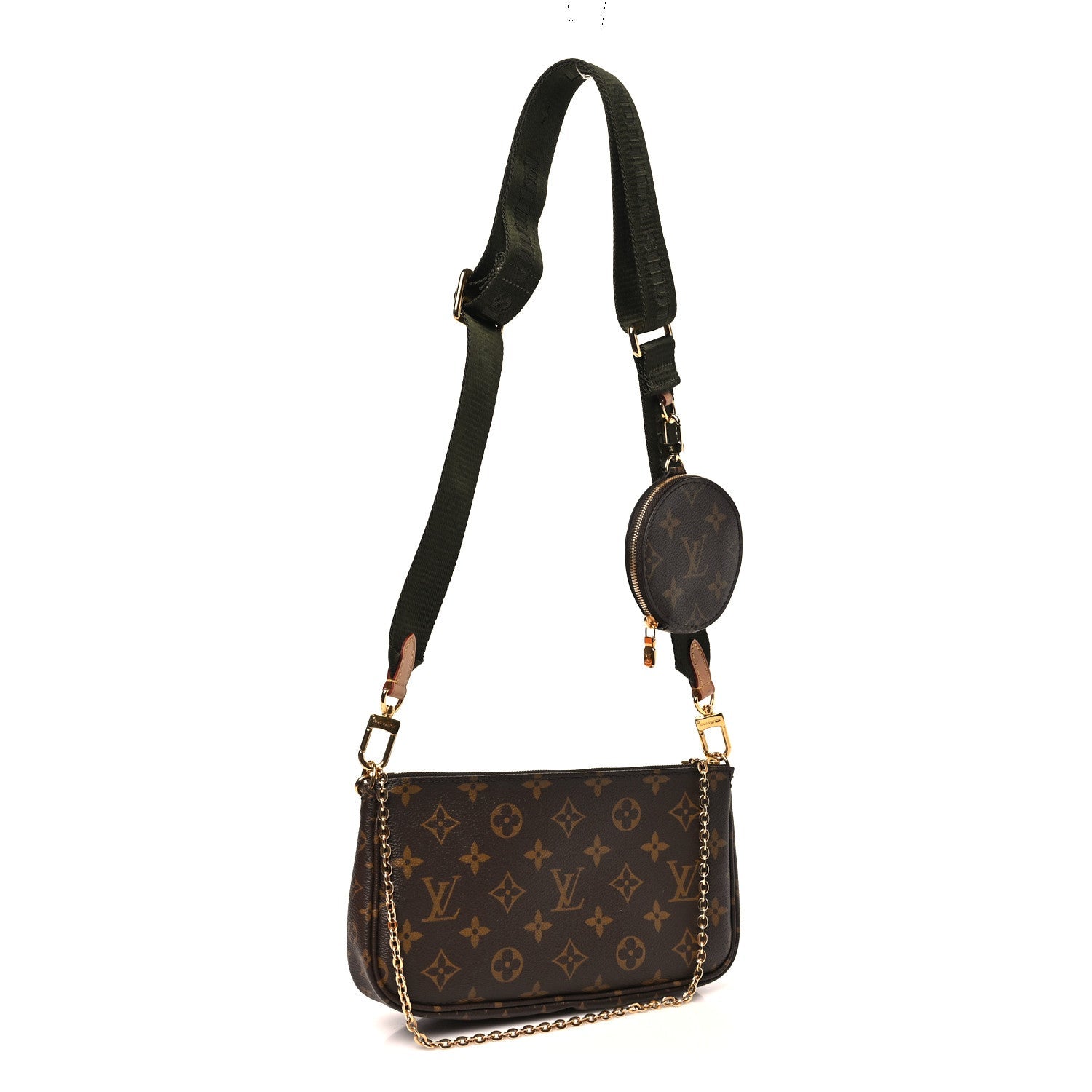 Monogram Multi Pochette Accessories Kaki