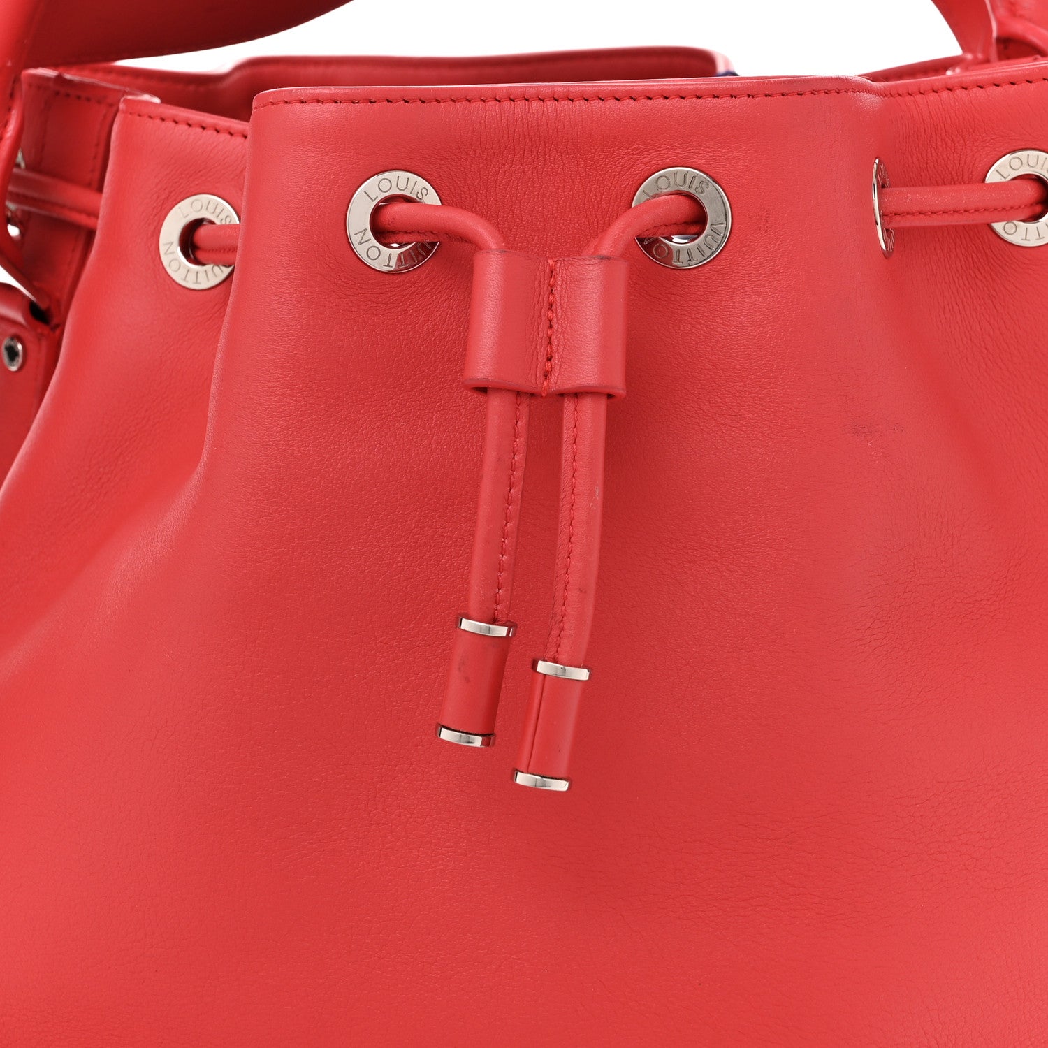 Calfskin Bucket Bag  Dark Pink