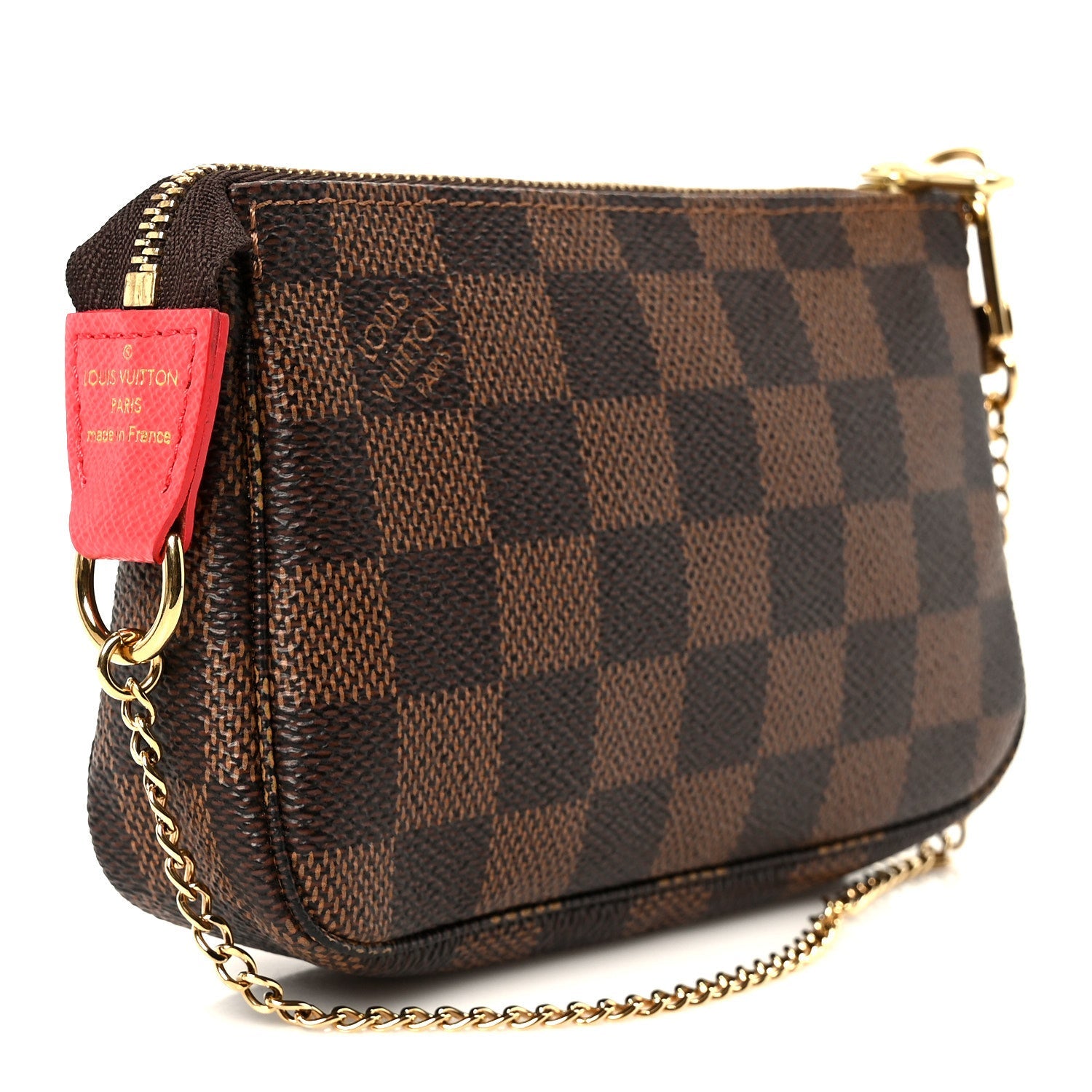 Damier Ebene 2016 Christmas Animation Mini Pochette Accessories