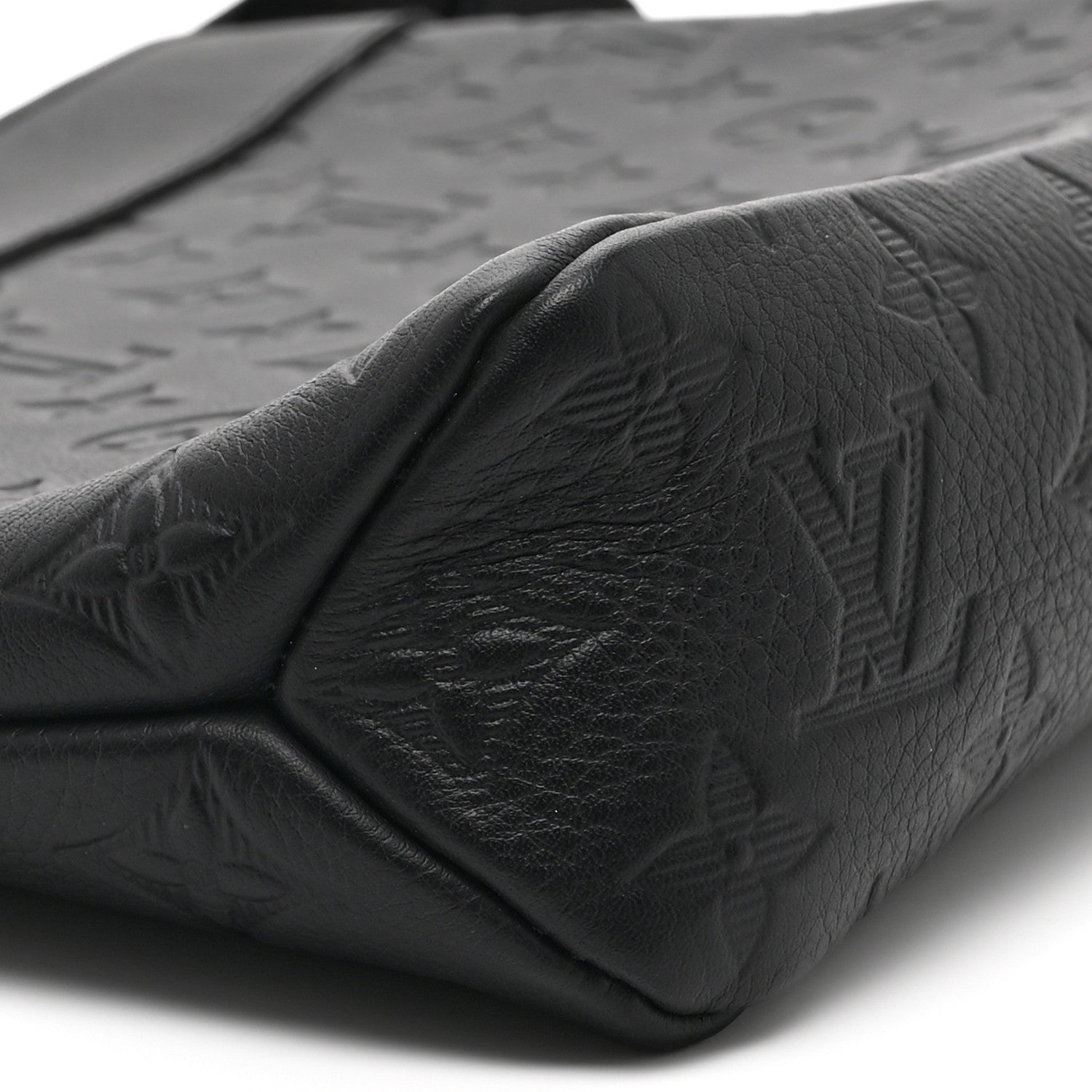 Shadow Calfskin Monogram Pochette Voyage Souple Black