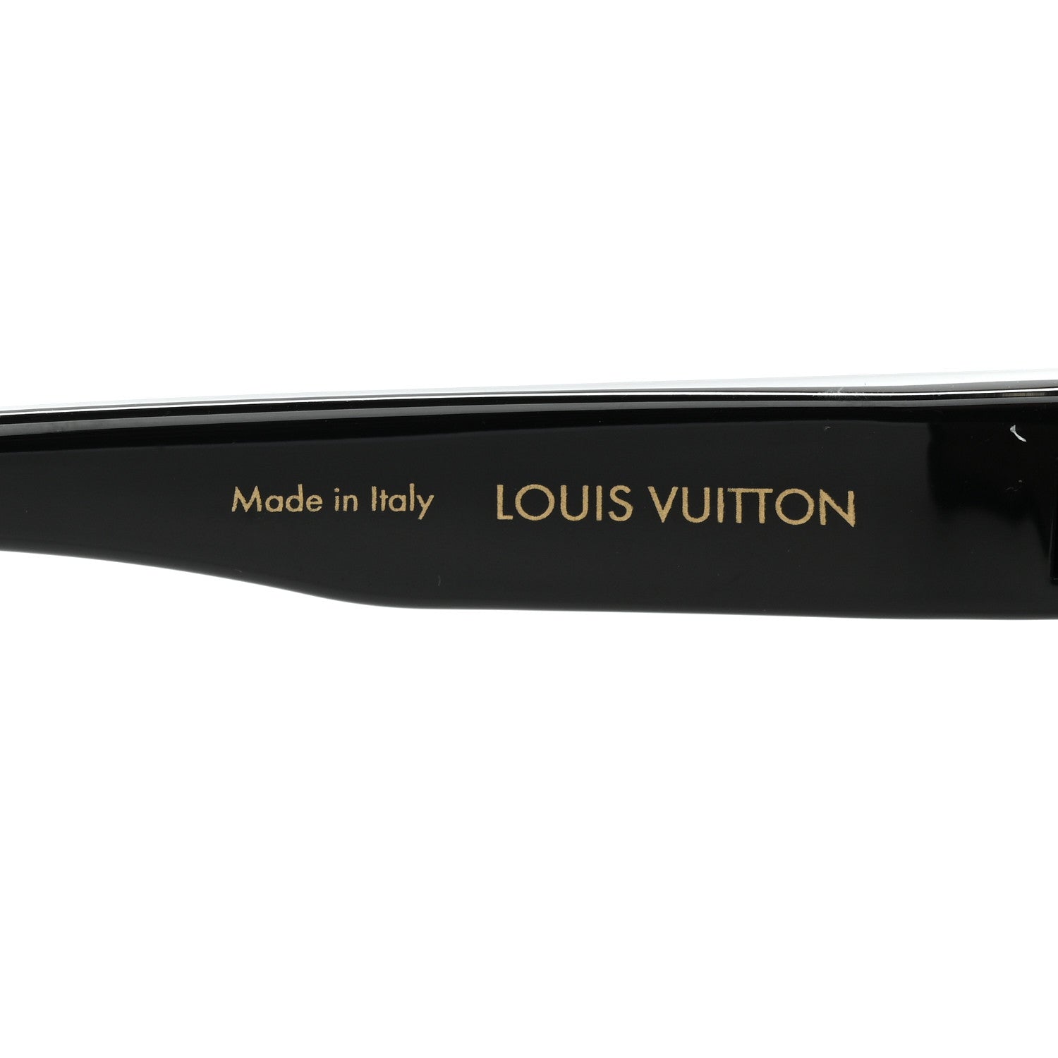 Nylon LV Shadow Square Sunglasses Z1843U Black