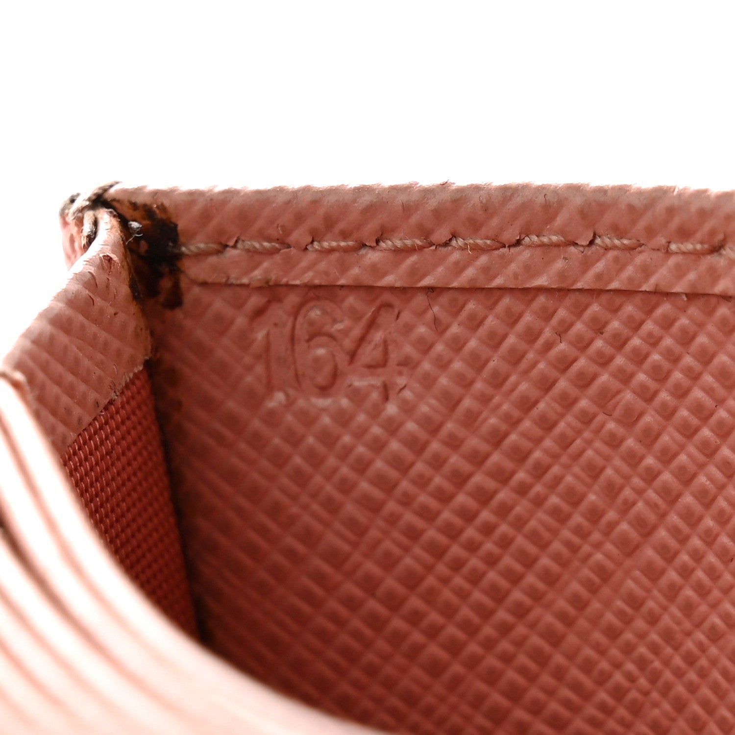 Saffiano Metal Gusseted Card Holder Orchidea