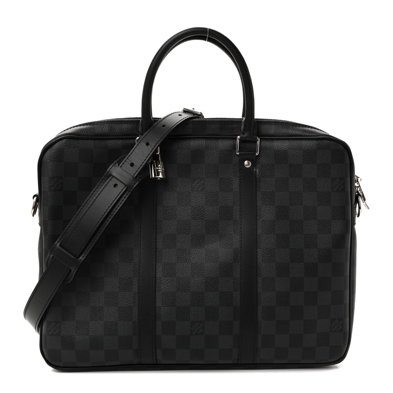 Damier Graphite Porte Documents Voyage PM