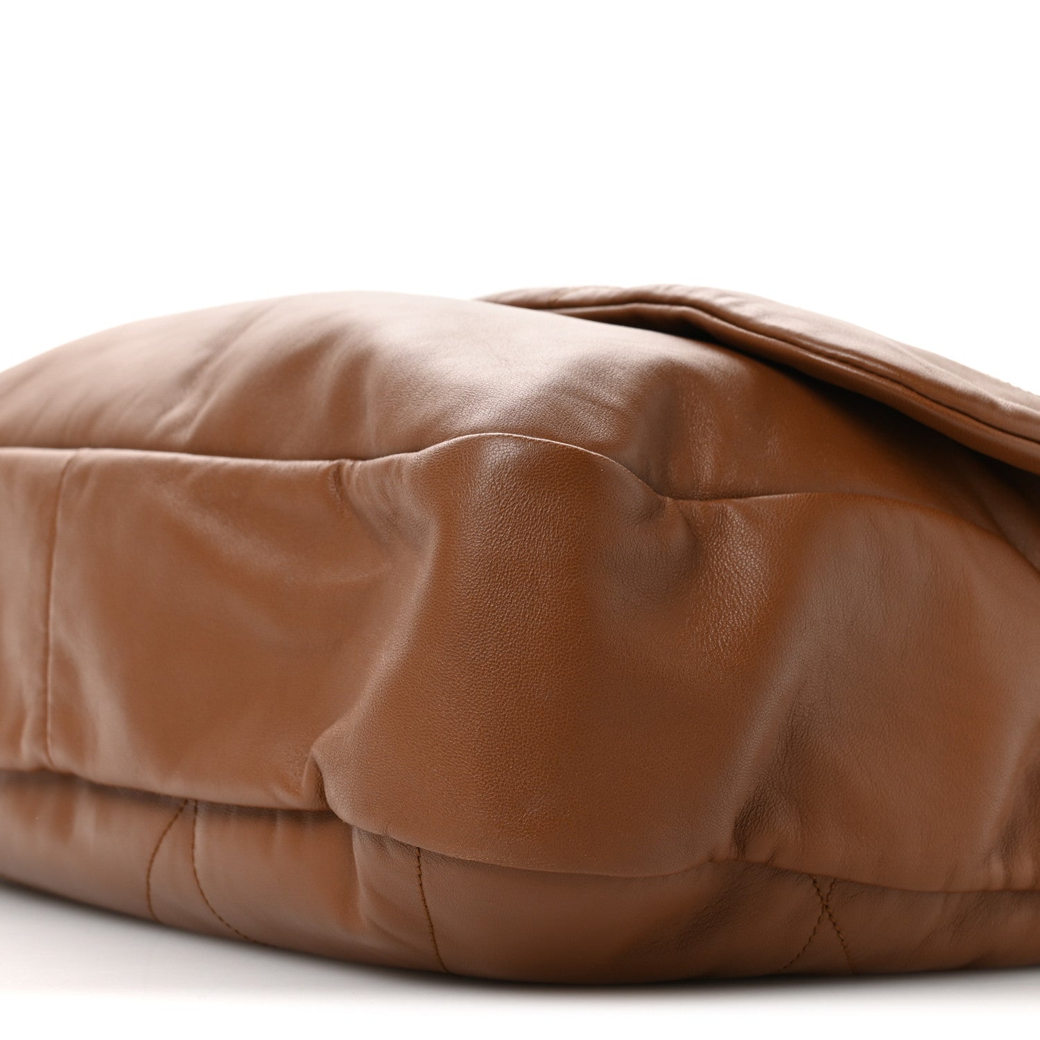 Lambskin Matelasse Monogram Large Jamie 4.3 Light Fox