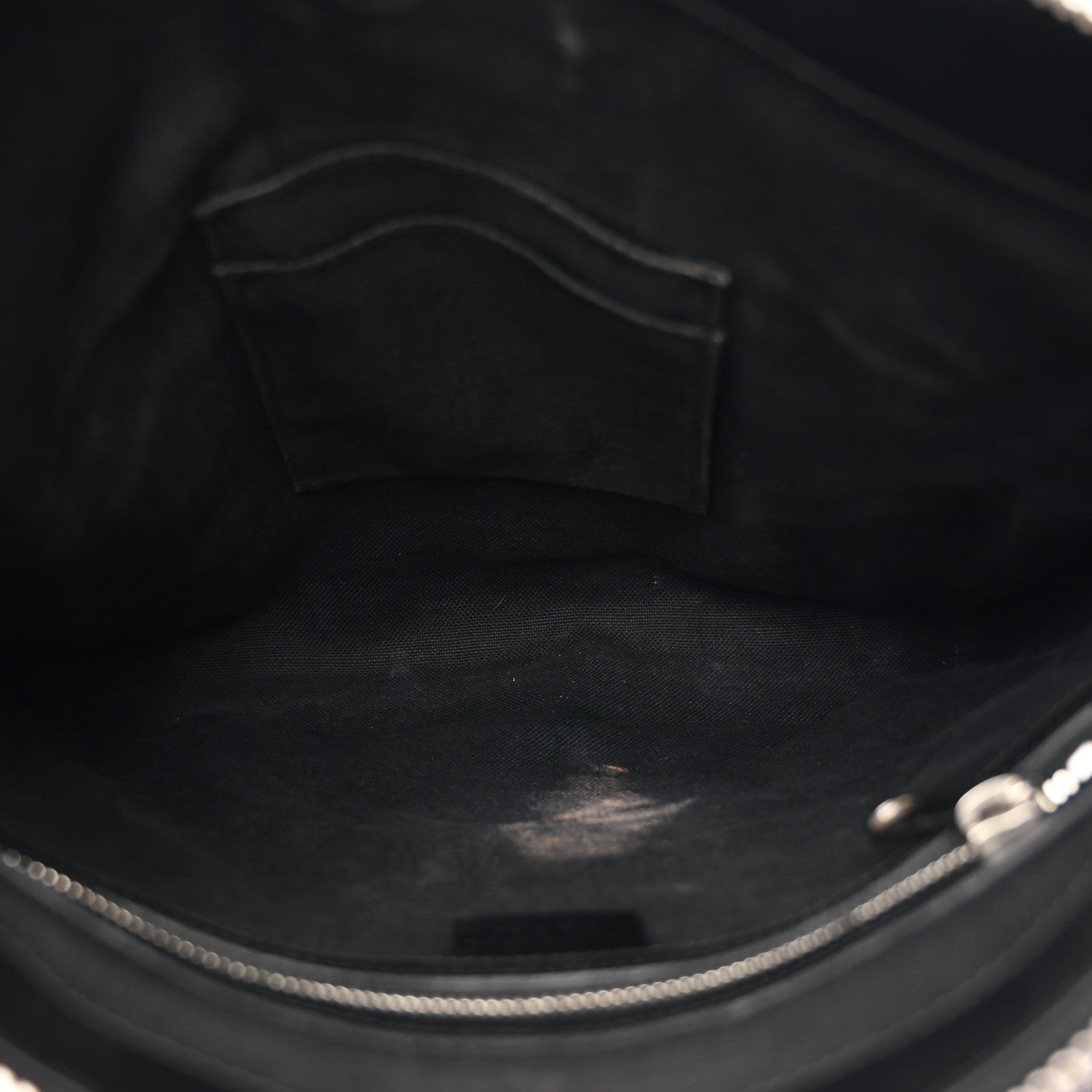 GG Supreme Monogram Appia Calfskin Web Flat Messenger Bag Black Grey