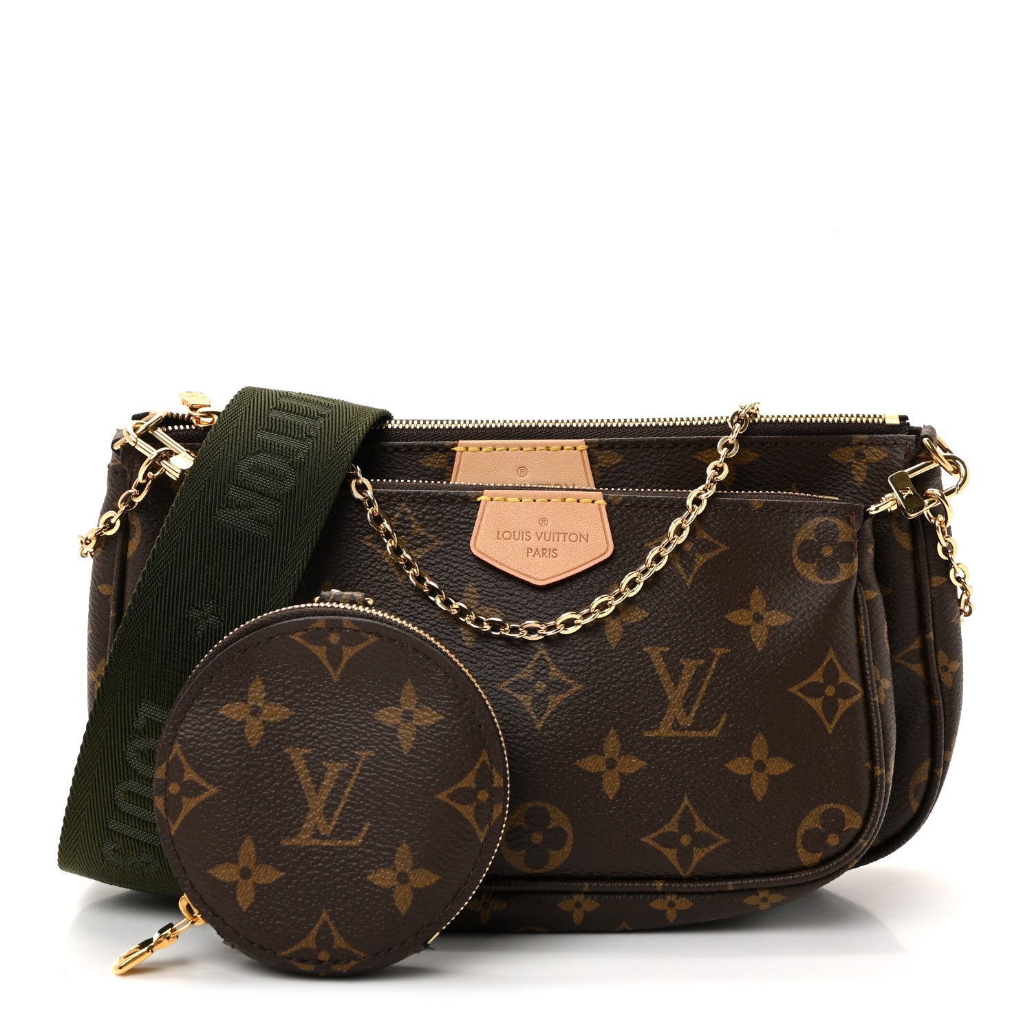 Monogram Multi Pochette Accessories Kaki