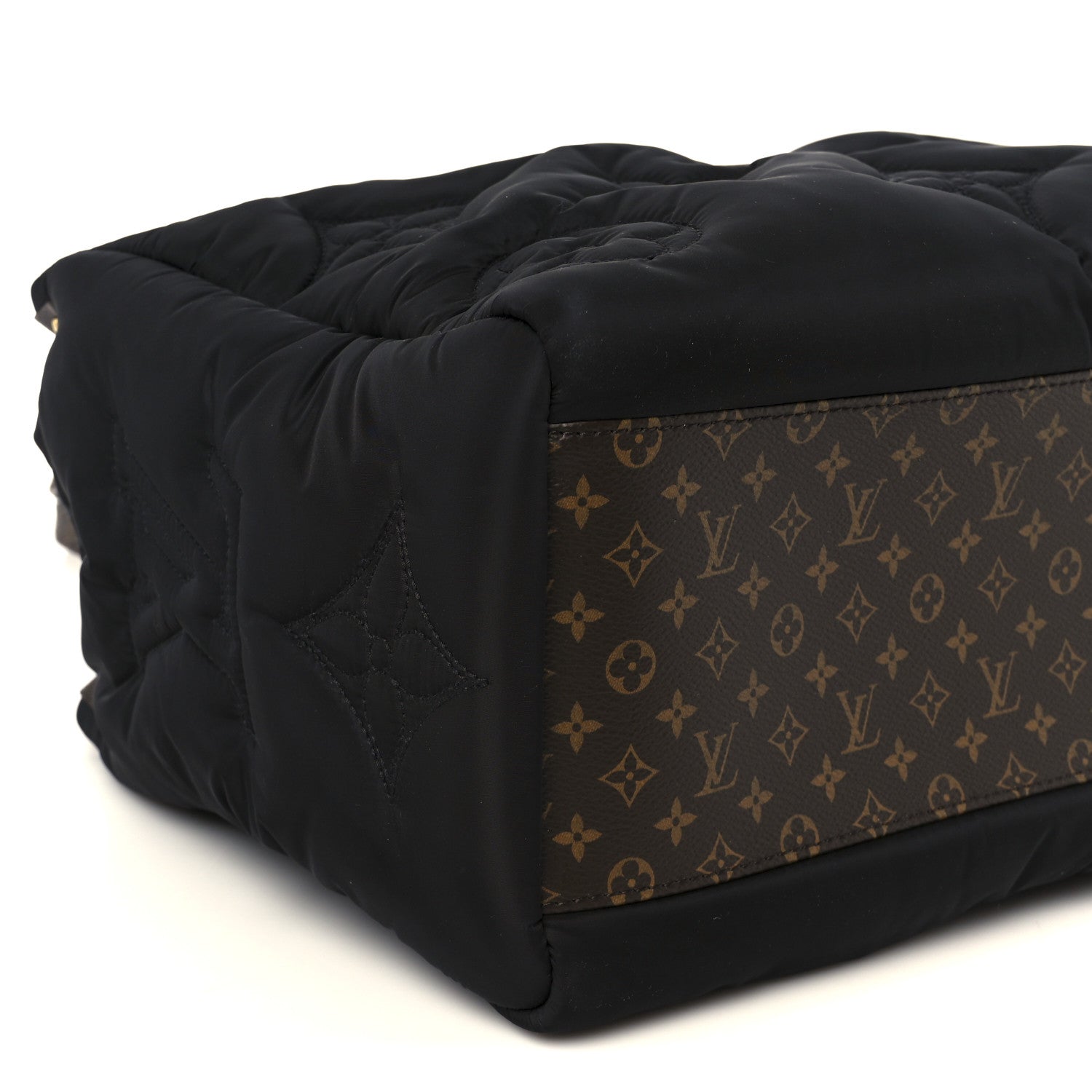 Econyl Monogram Pillow Giant Onthego MM Black