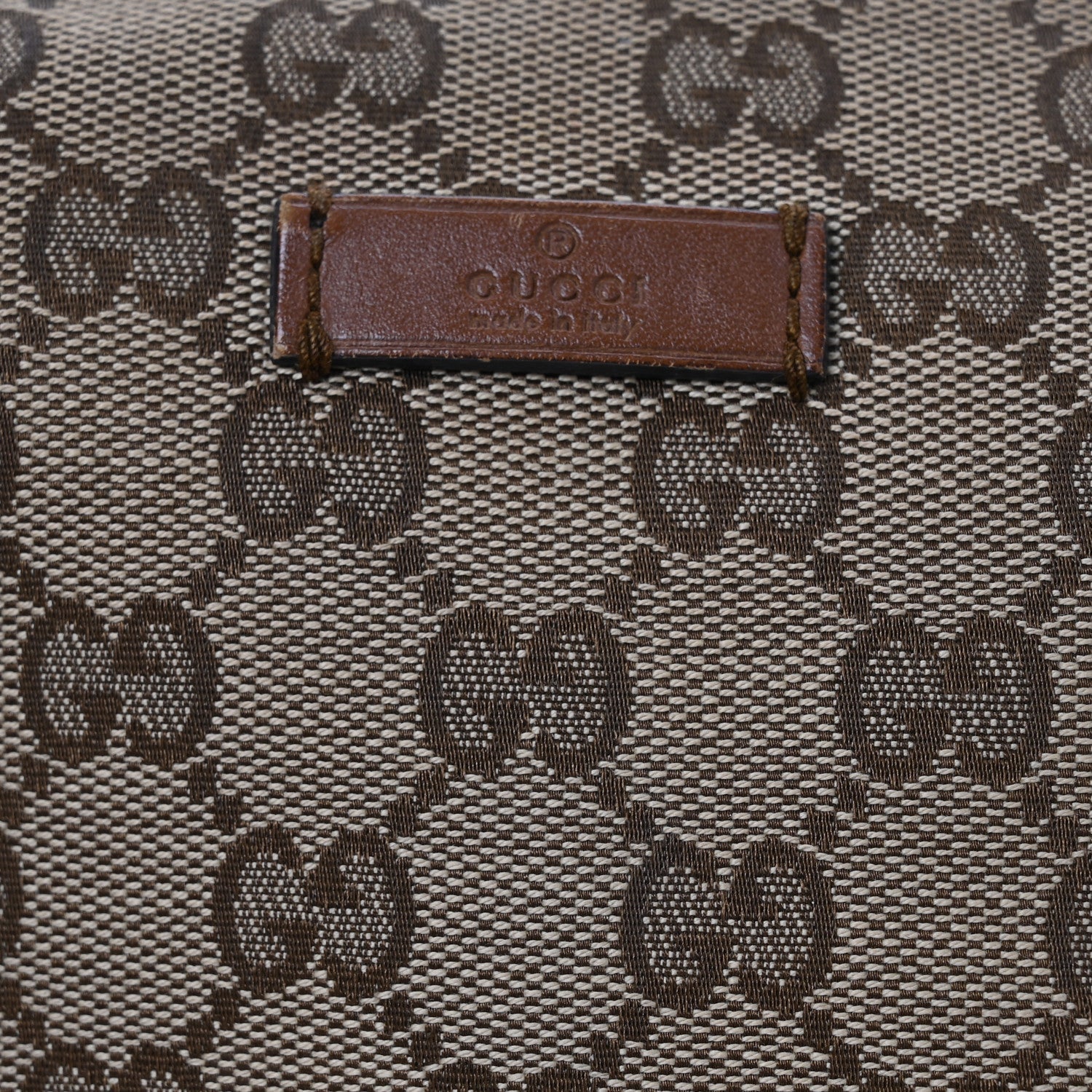 Monogram Medium Half Moon Hobo Brown