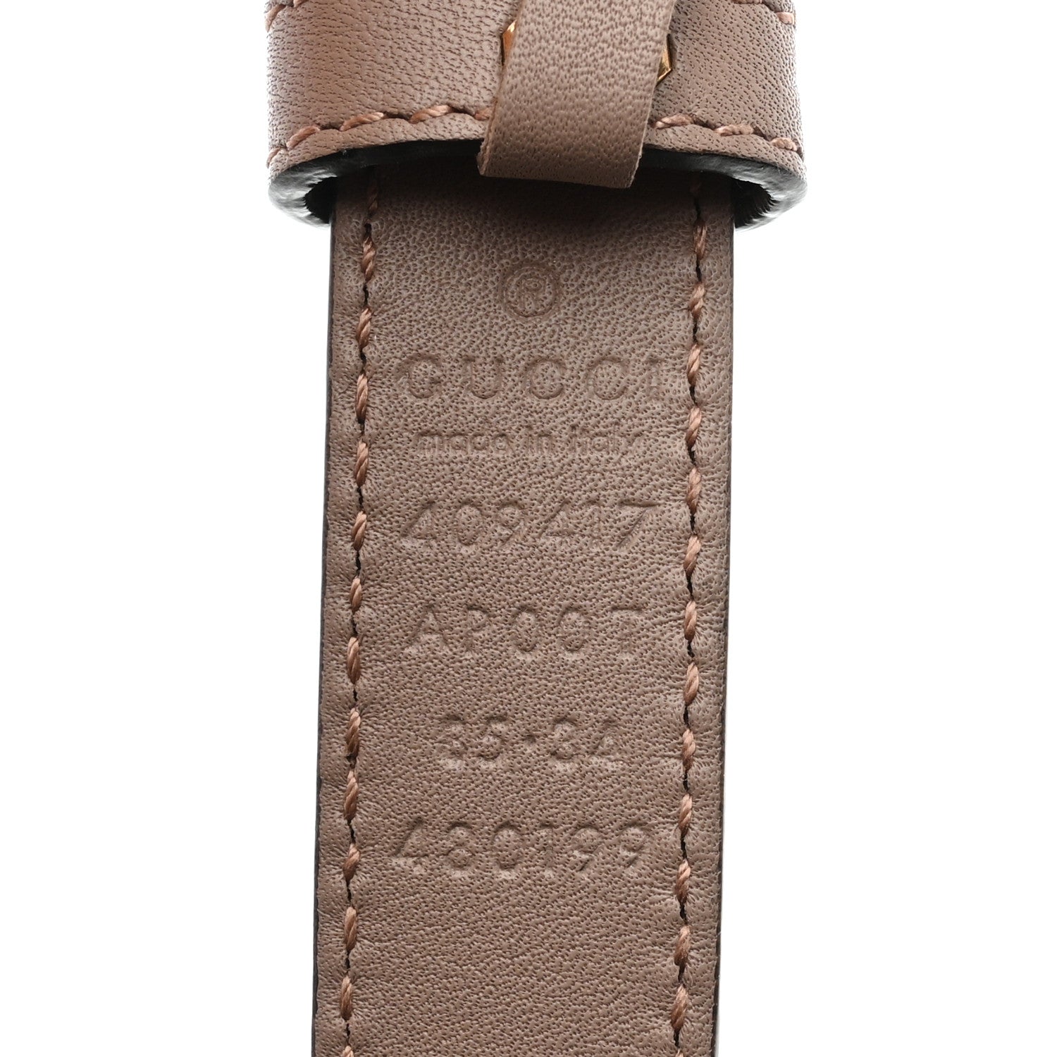 Calfskin Double G 20mm Belt 85 34 Porcelain Rose