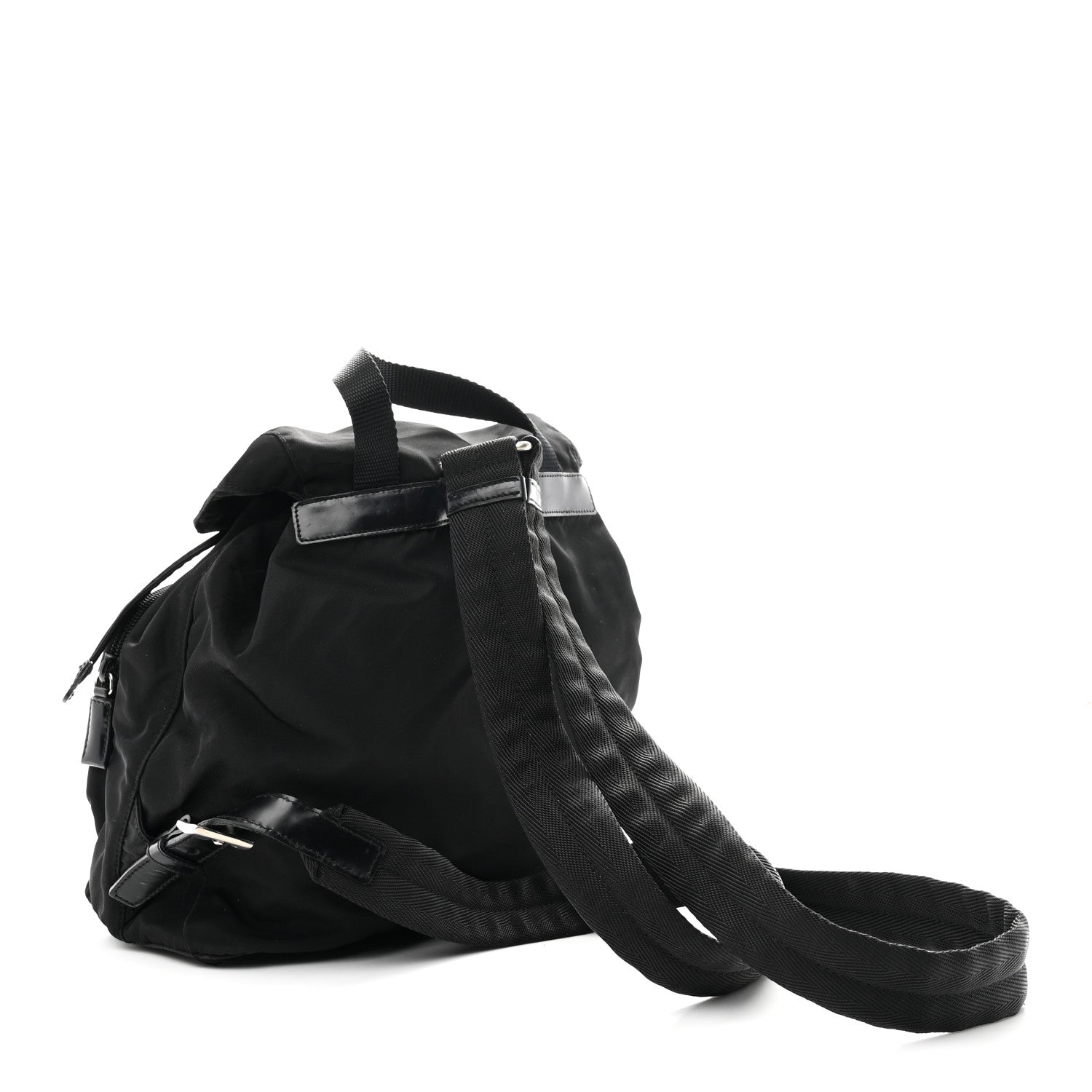 Nylon Vela Medium Backpack Black