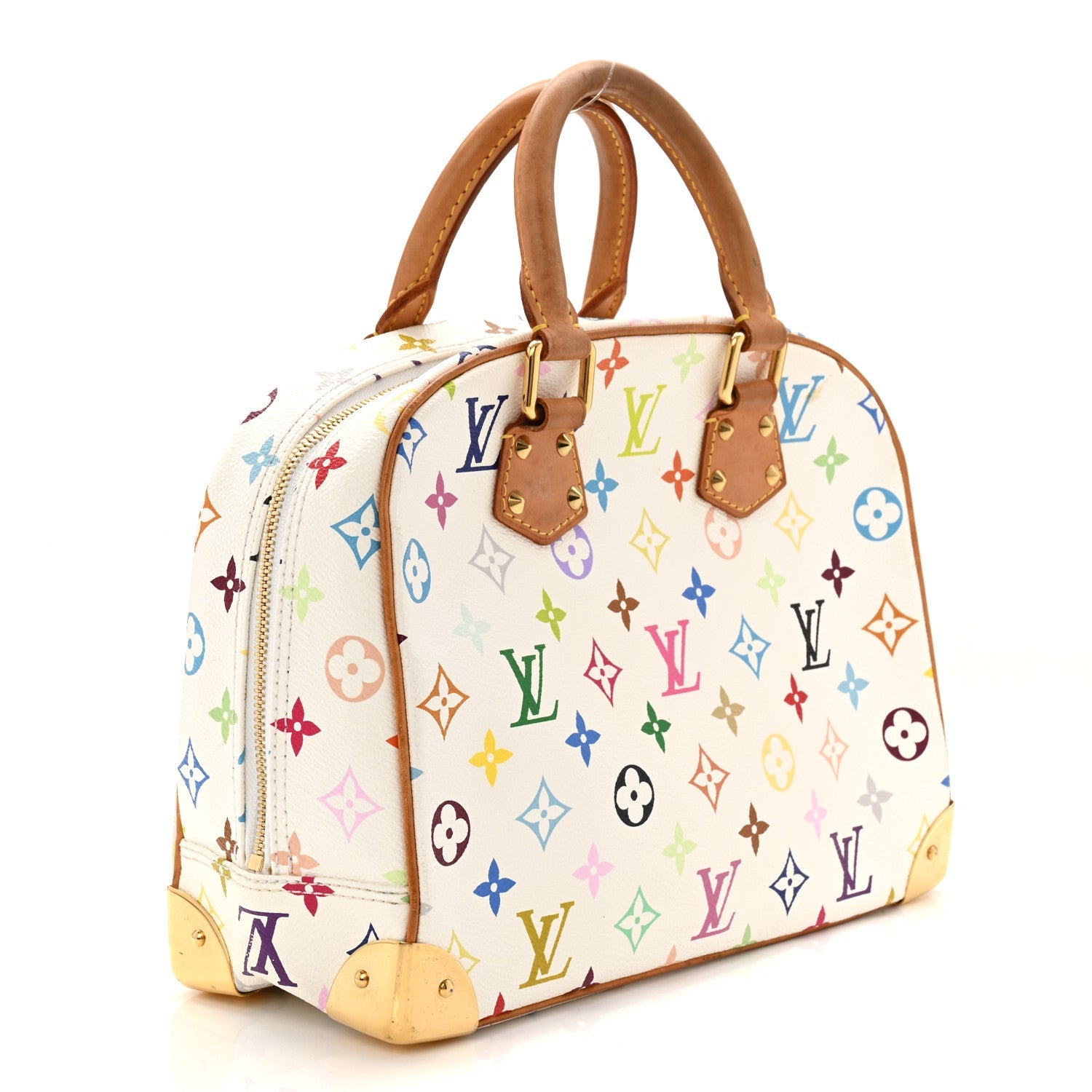 Monogram Multicolor Trouville White