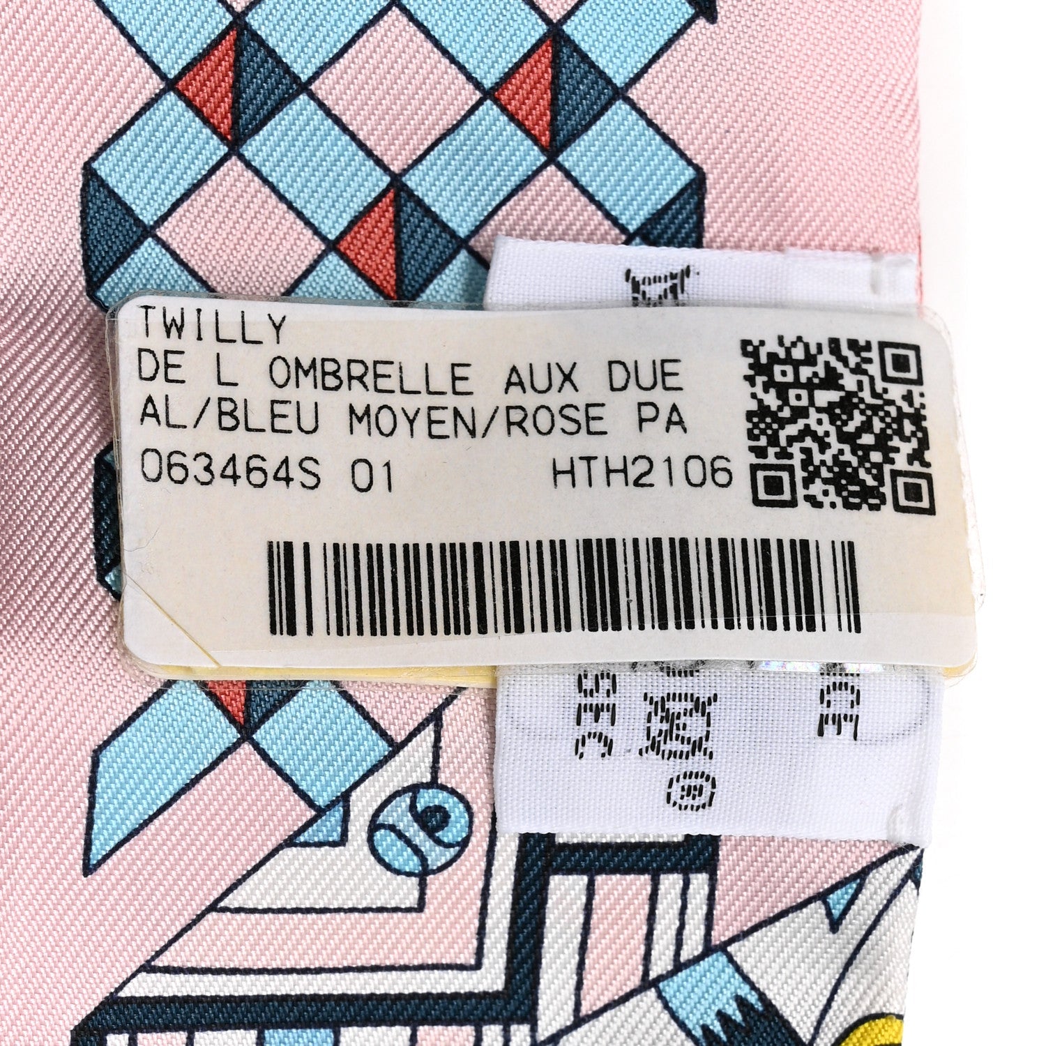 Silk De l'Ombrelle Aux Duels Twilly Bleu Moyen Rose Pale