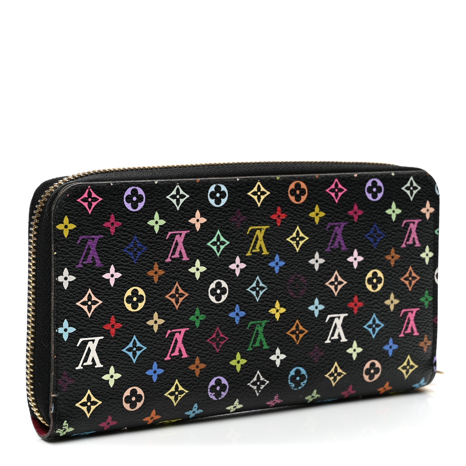 Monogram Multicolor Zippy Wallet Black Grenade