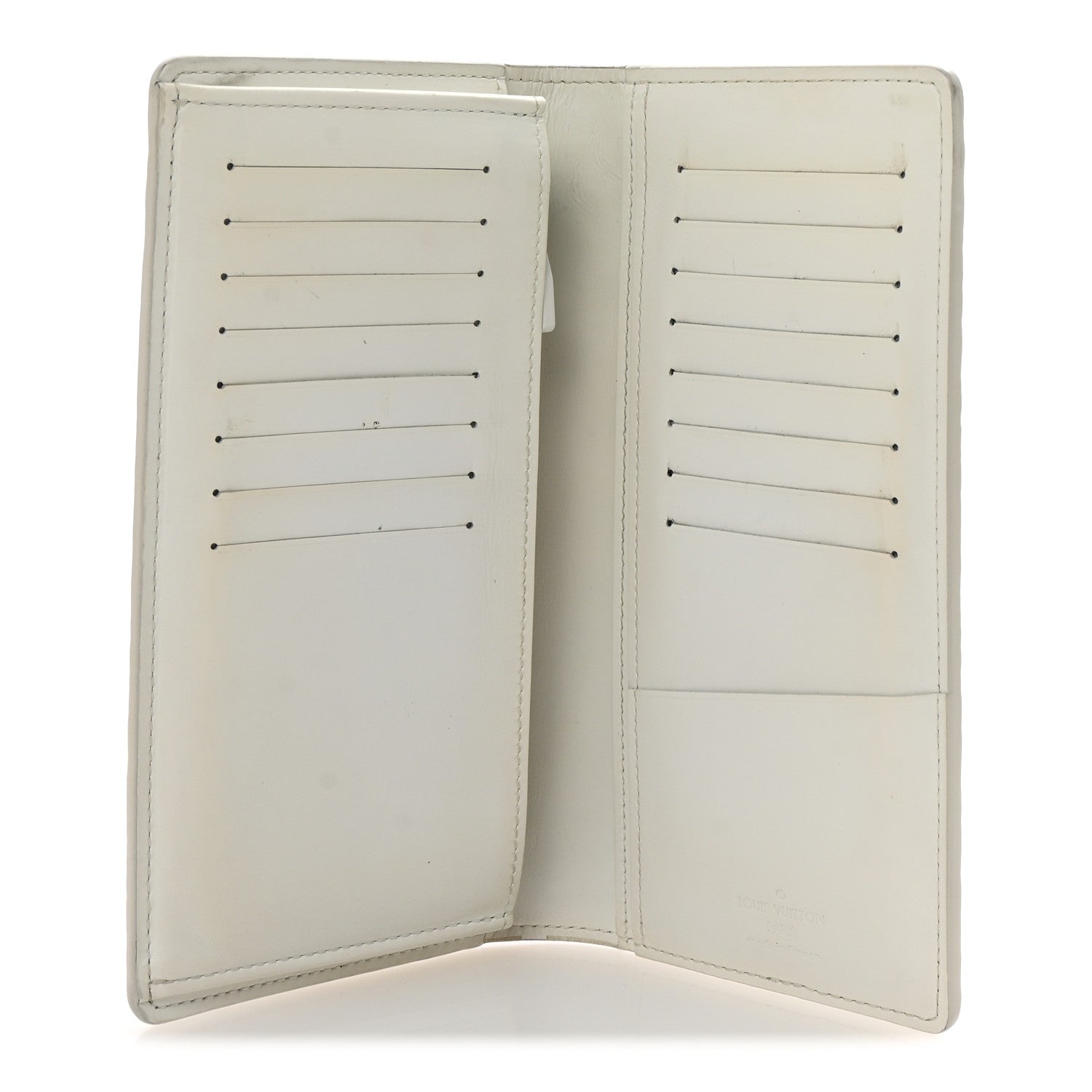 Taurillon Monogram Brazza Wallet White